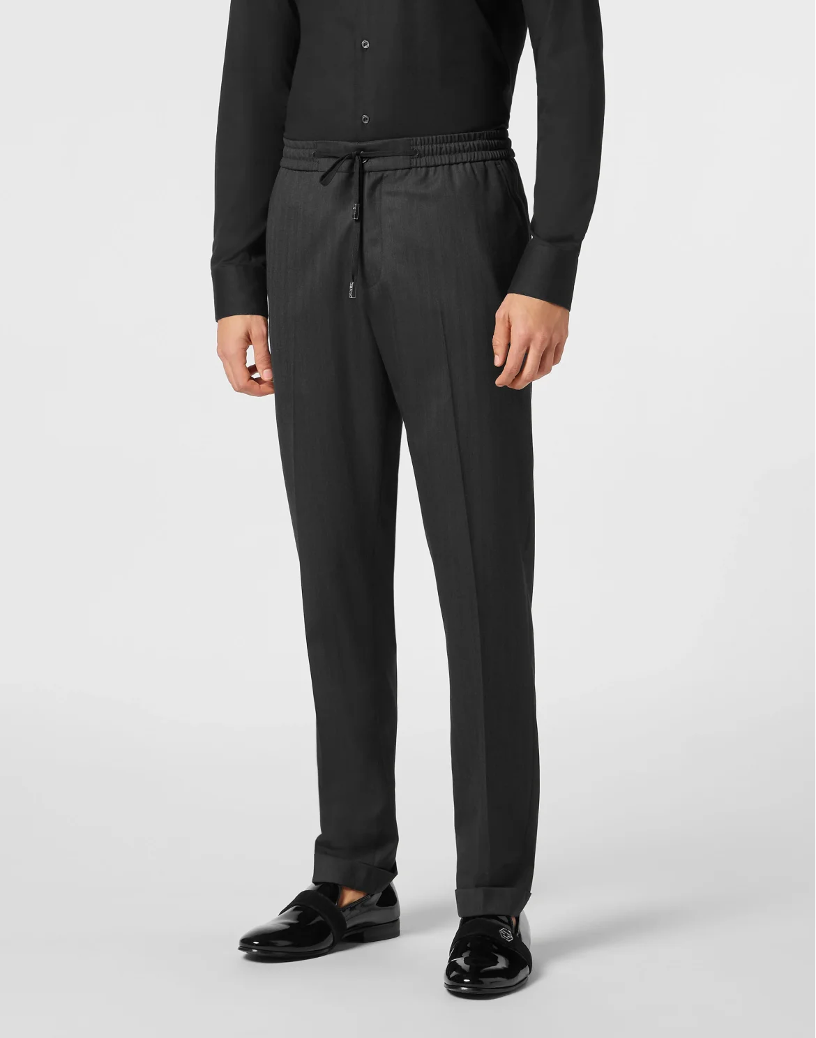Wool Jogging Trousers, цвет: Черный
