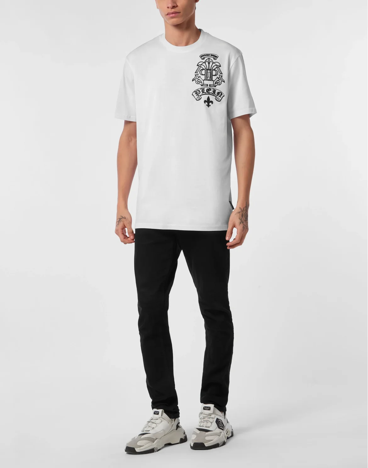 T-shirt Round Neck SS Tattoo, цвет: Белый
