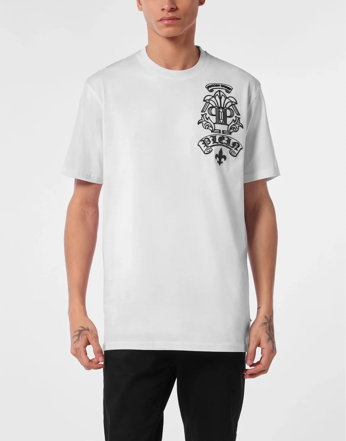 T-shirt Round Neck SS Tattoo, цвет: Белый
