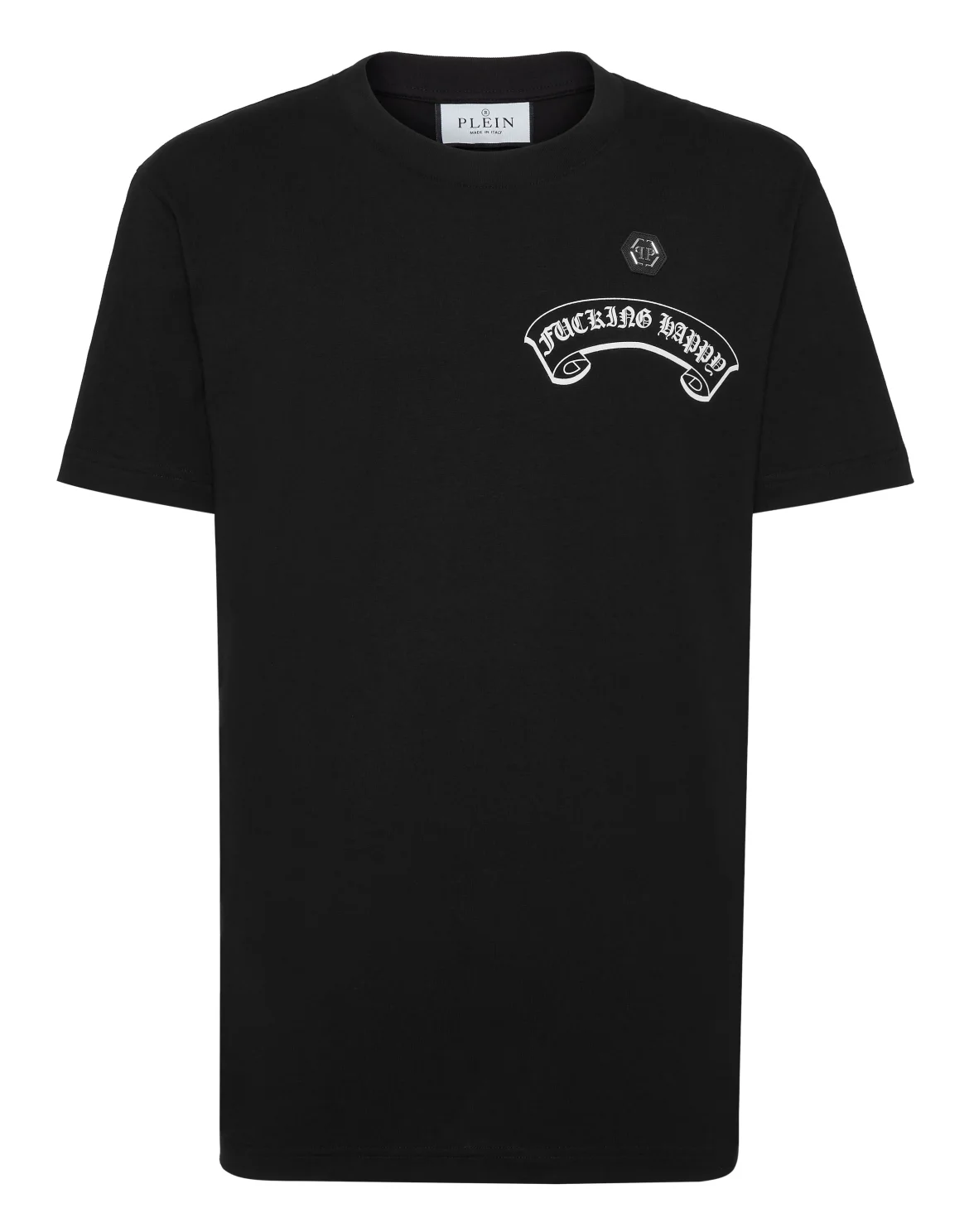 T-shirt Round Neck SS Smile, цвет: Черный