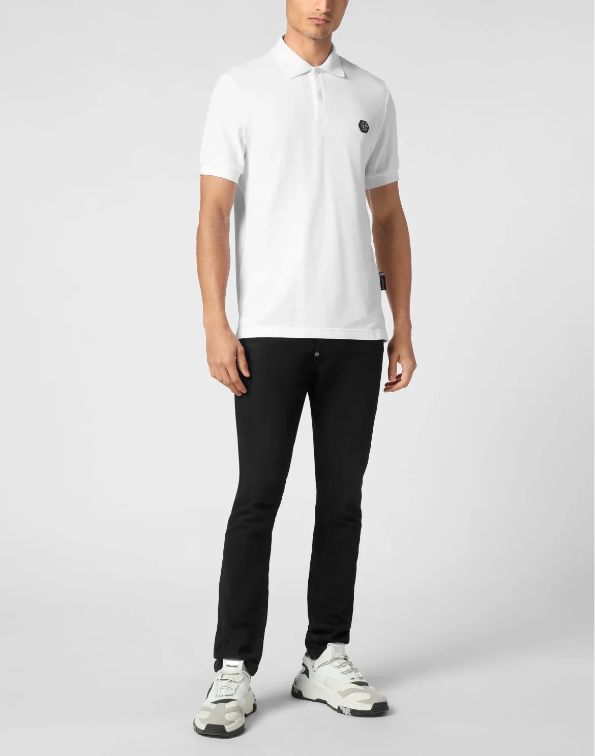 Piquet Polo shirt SS Skull&Bones, цвет: Белый