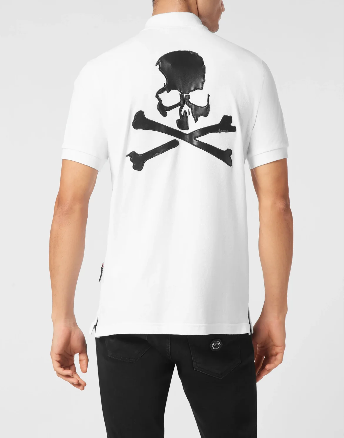 Piquet Polo shirt SS Skull&Bones, цвет: Белый