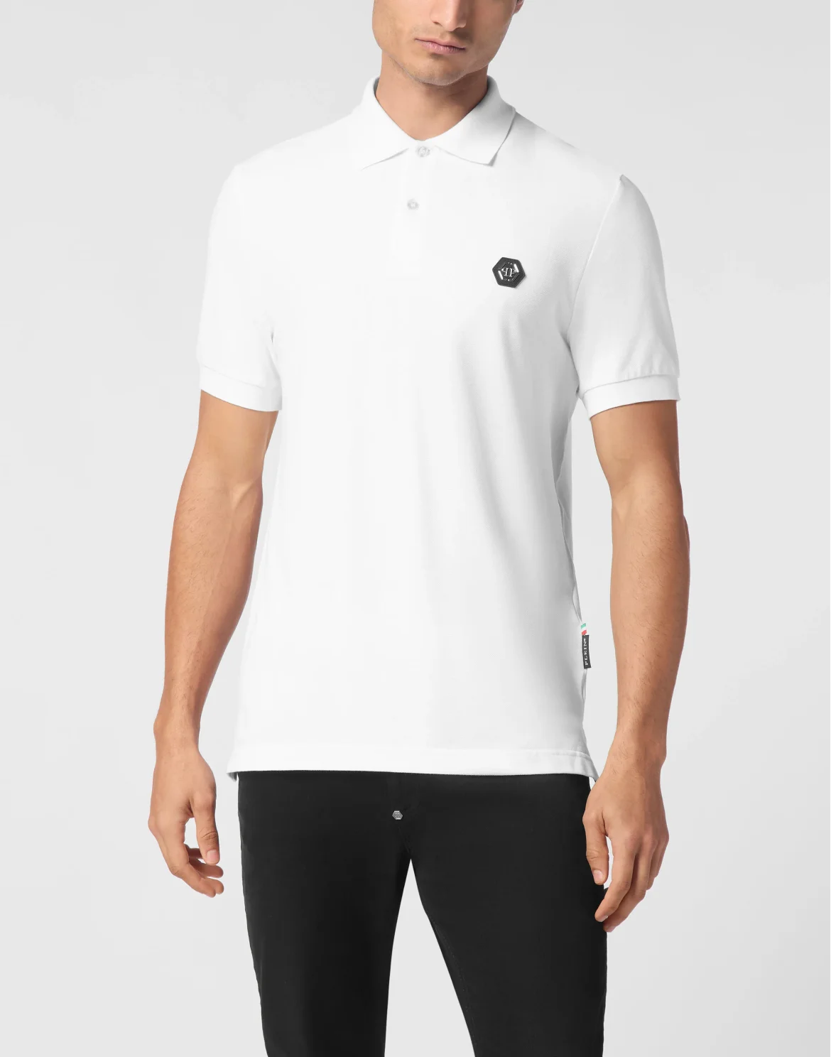 Piquet Polo shirt SS Skull&Bones, цвет: Белый
