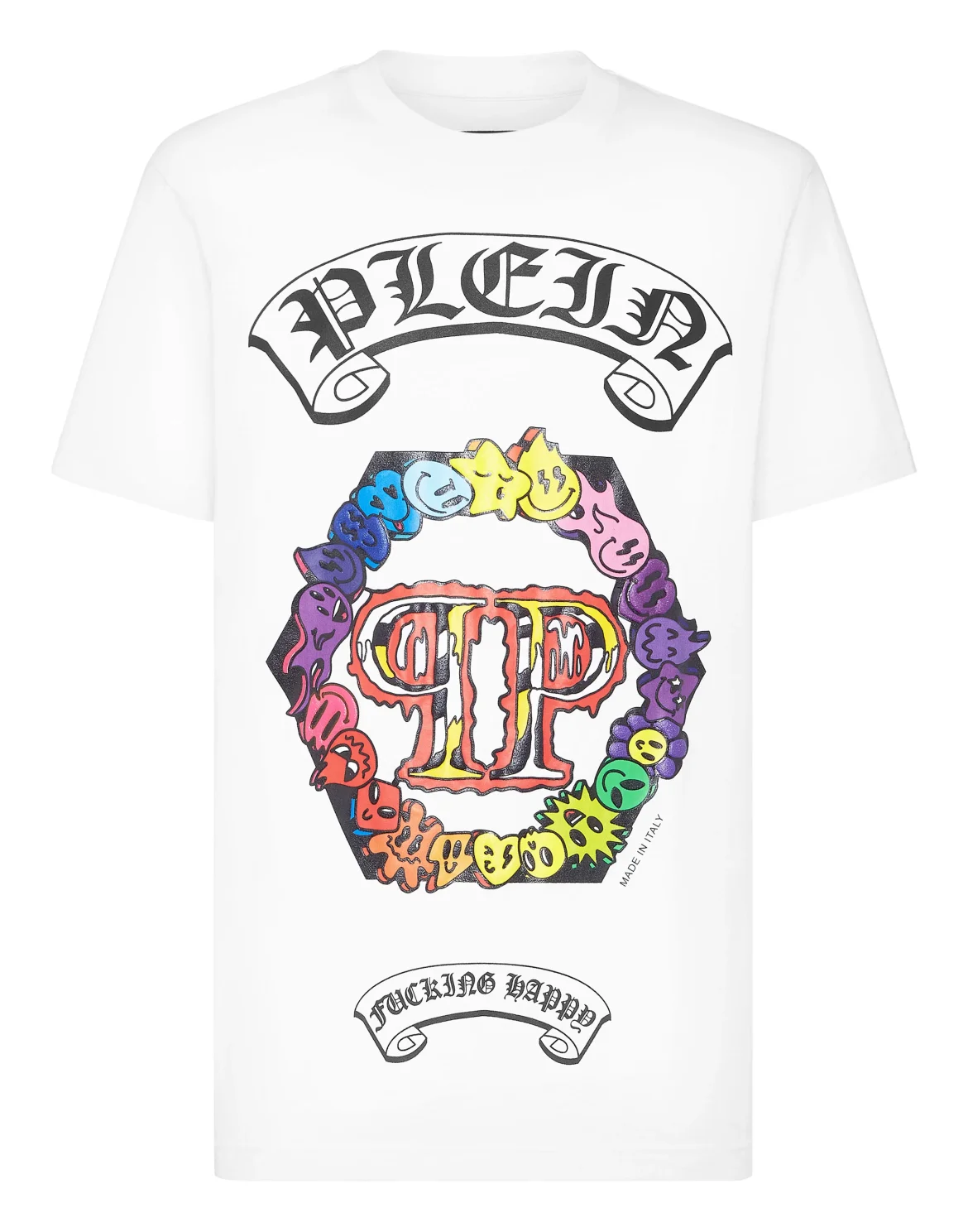 T-shirt Round Neck SS Smile, цвет: Белый