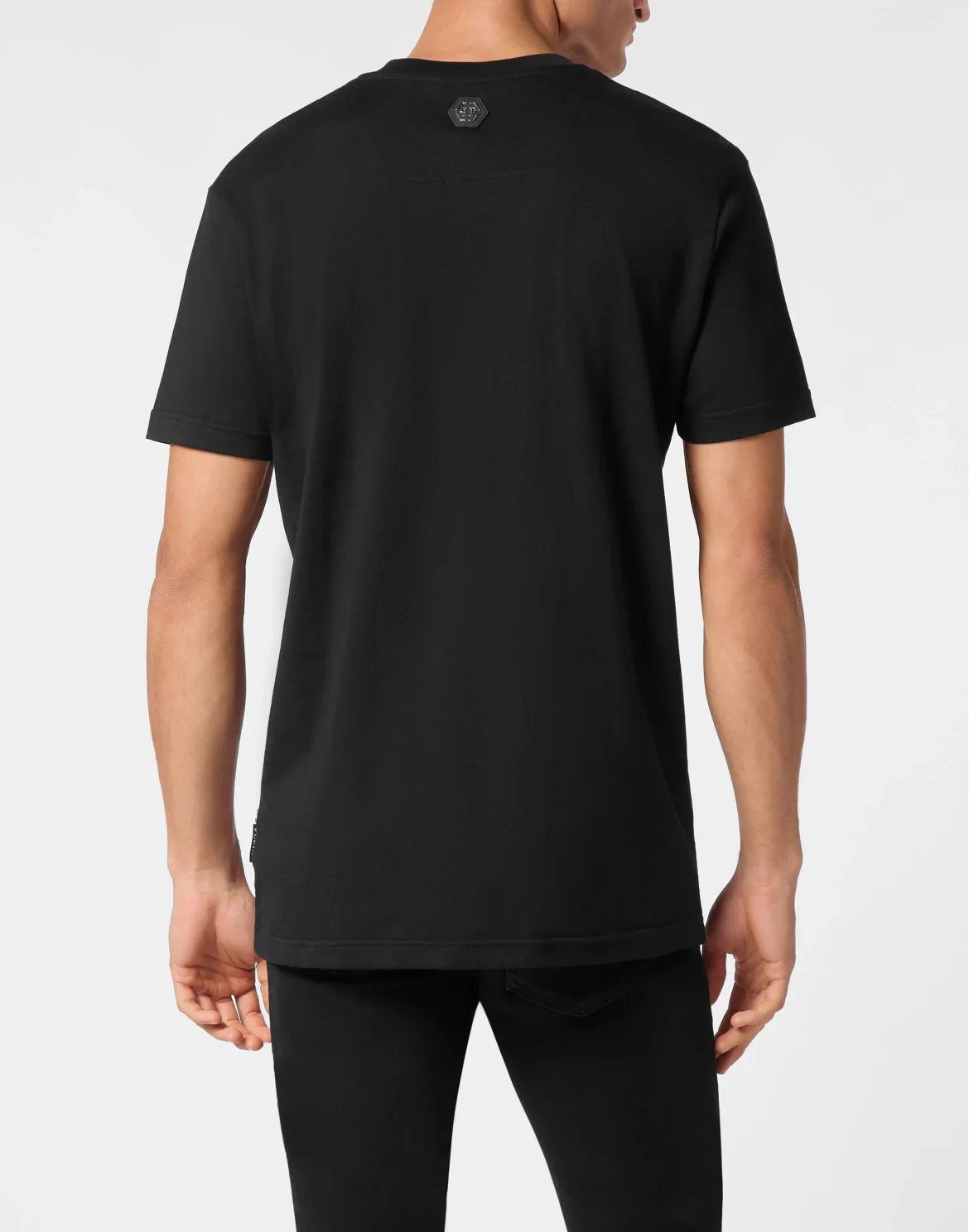 T-shirt Round Neck SS Smile, цвет: Черный