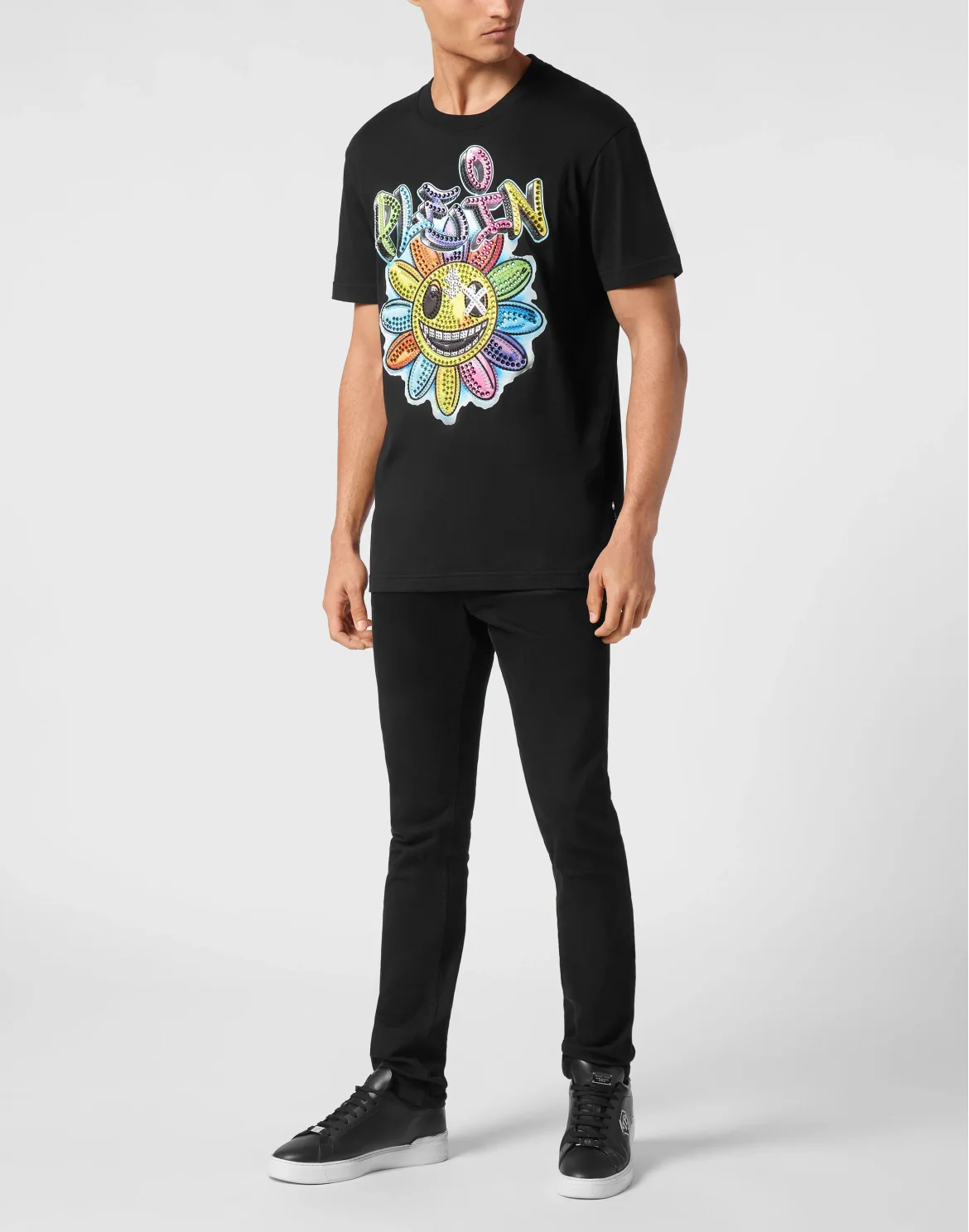 T-shirt Round Neck SS Stones Smile, цвет: Черный