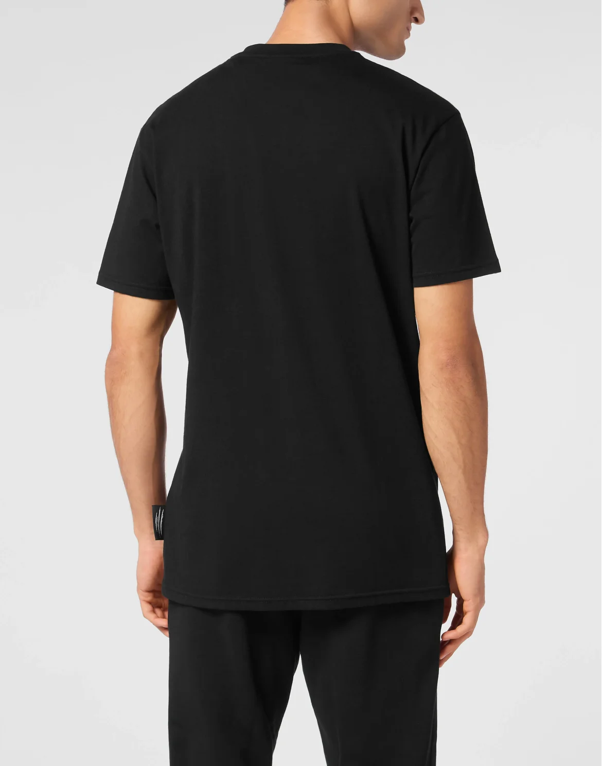 Cotton Dotted Lamina T-shirt Round Neck SS Tiger, цвет: Черный