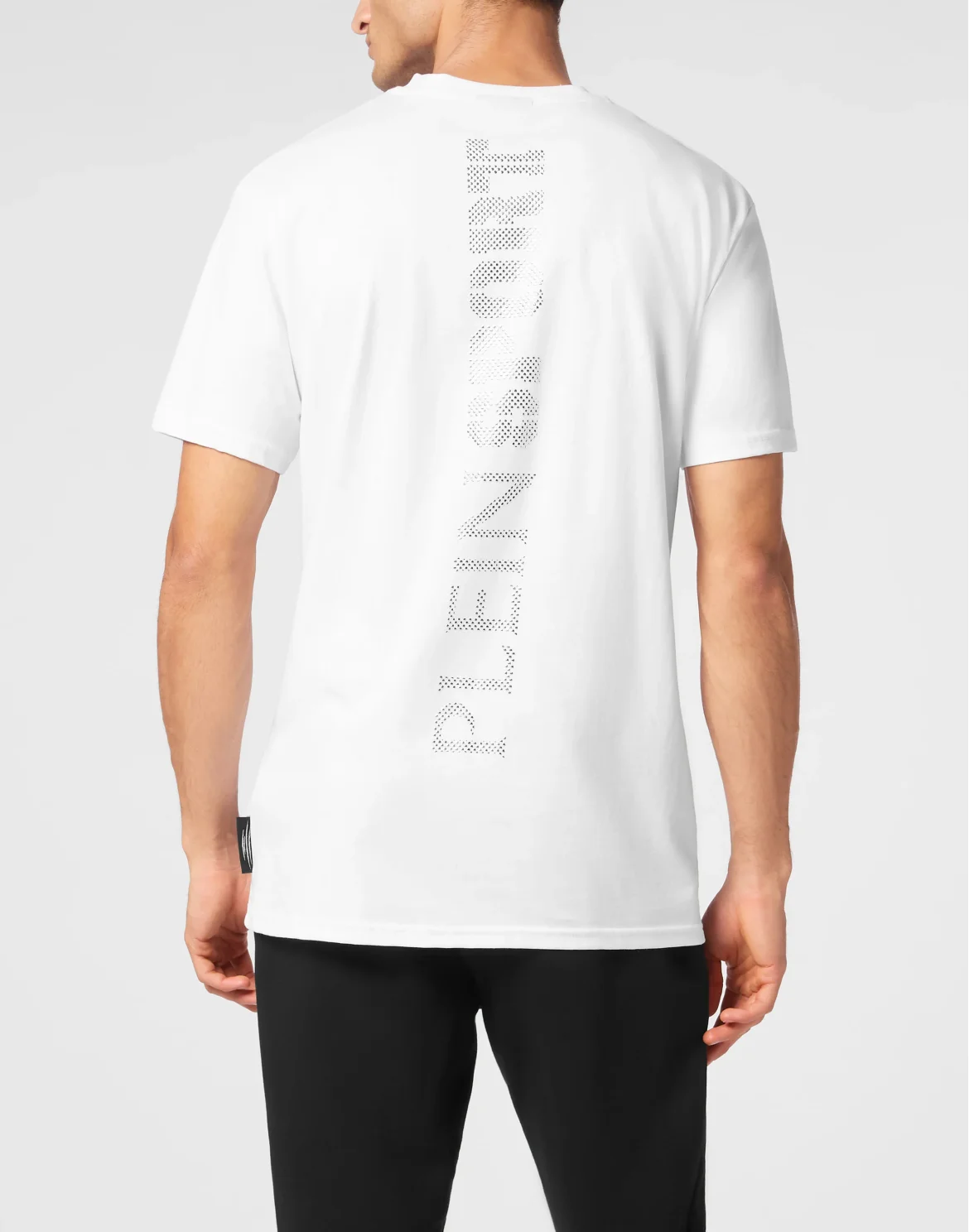 Cotton T-shirt Round Neck SS Lamina Scratch, цвет: Белый