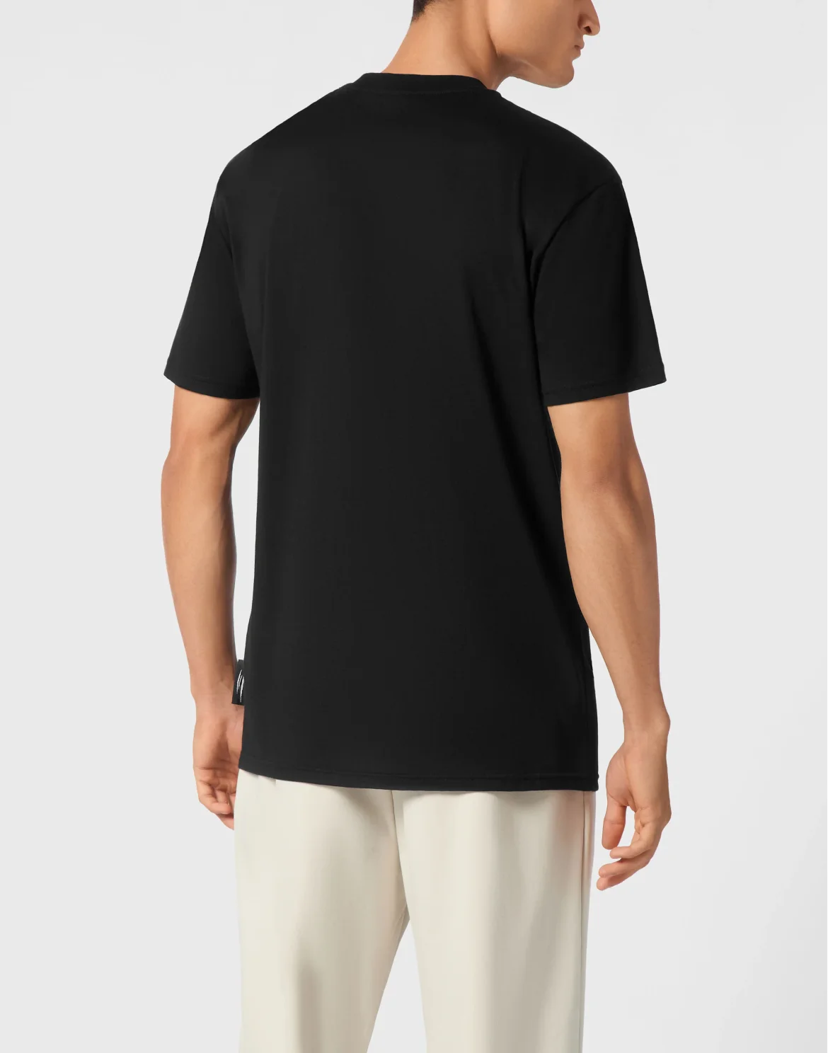 Cotton T-shirt Round Neck SS  Lamina Tiger, цвет: Черный