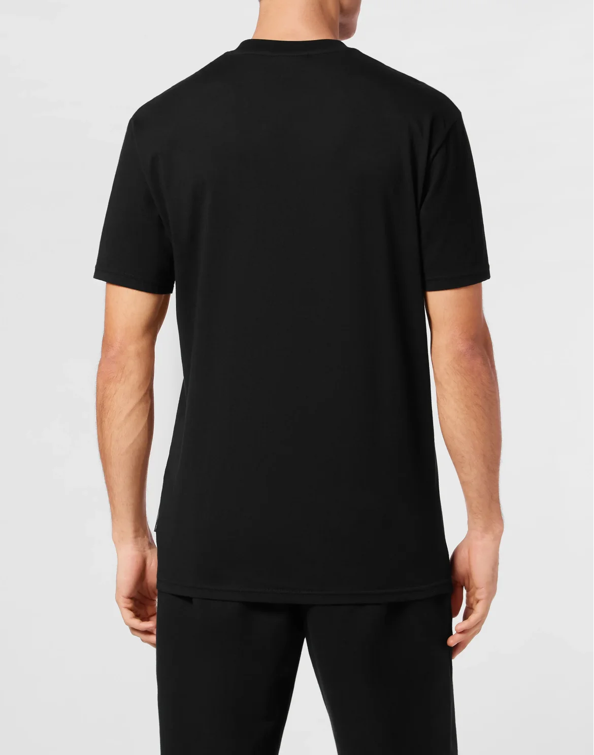 Cotton T-shirt Round Neck SS  Lamina Tiger, цвет: Черный