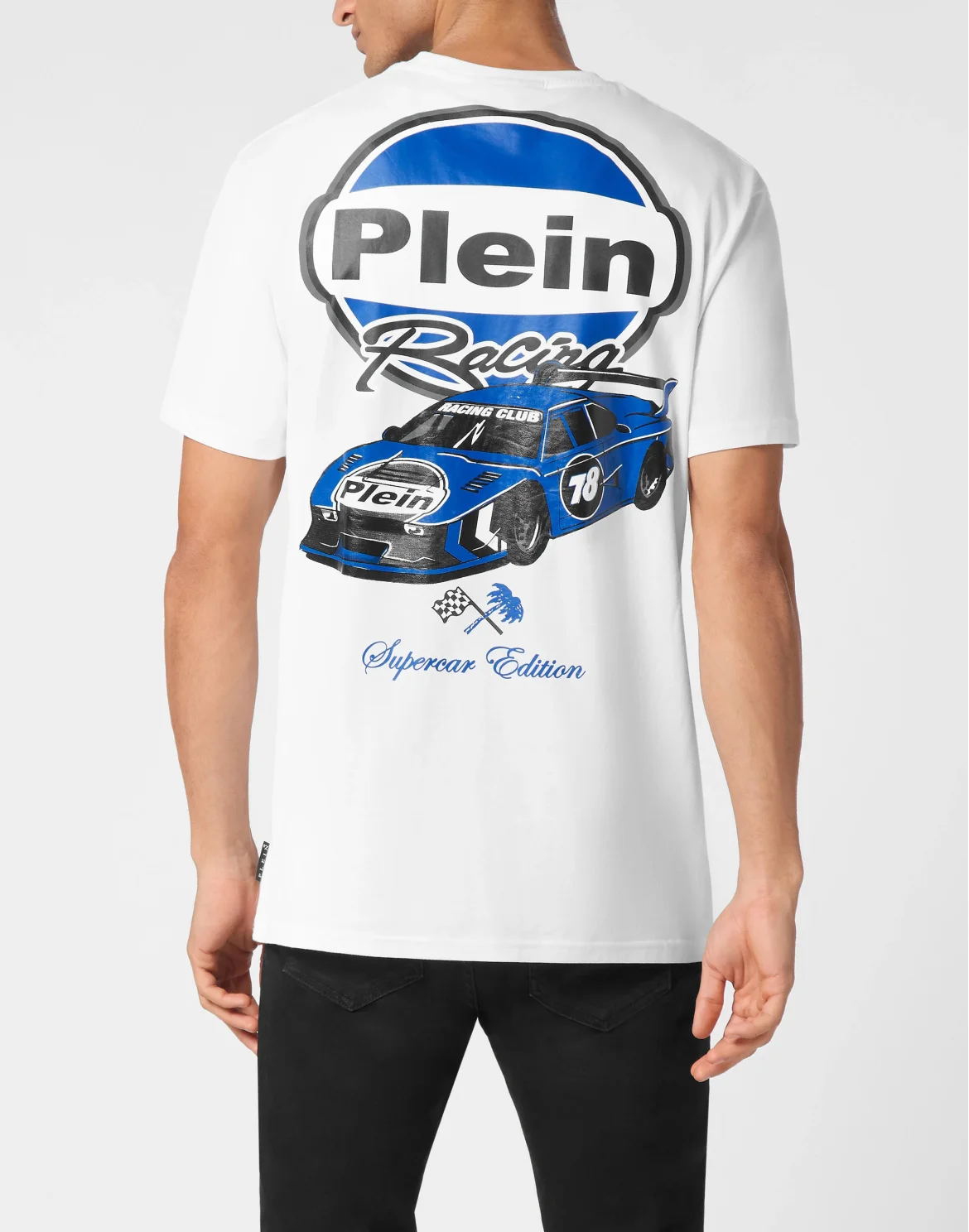 Jersey T-shirt Round Neck SS Cars Racing, цвет: Белый