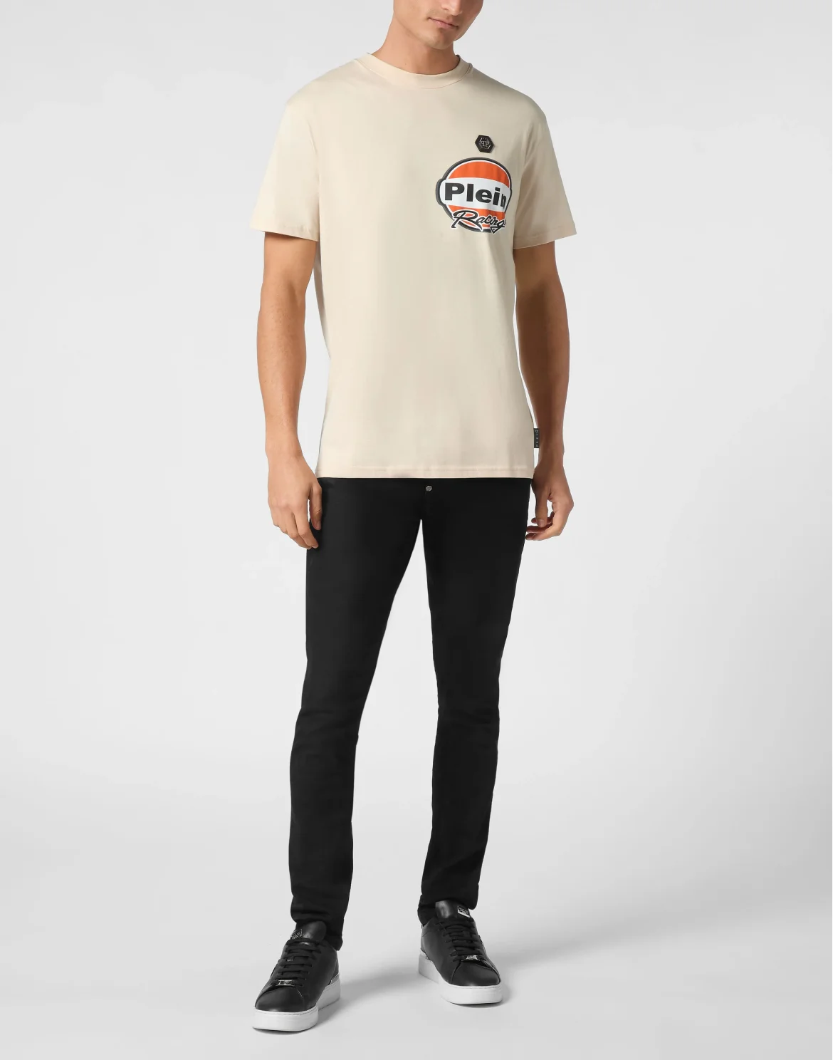 Jersey T-shirt Round Neck SS Cars Racing, цвет: Бежевый