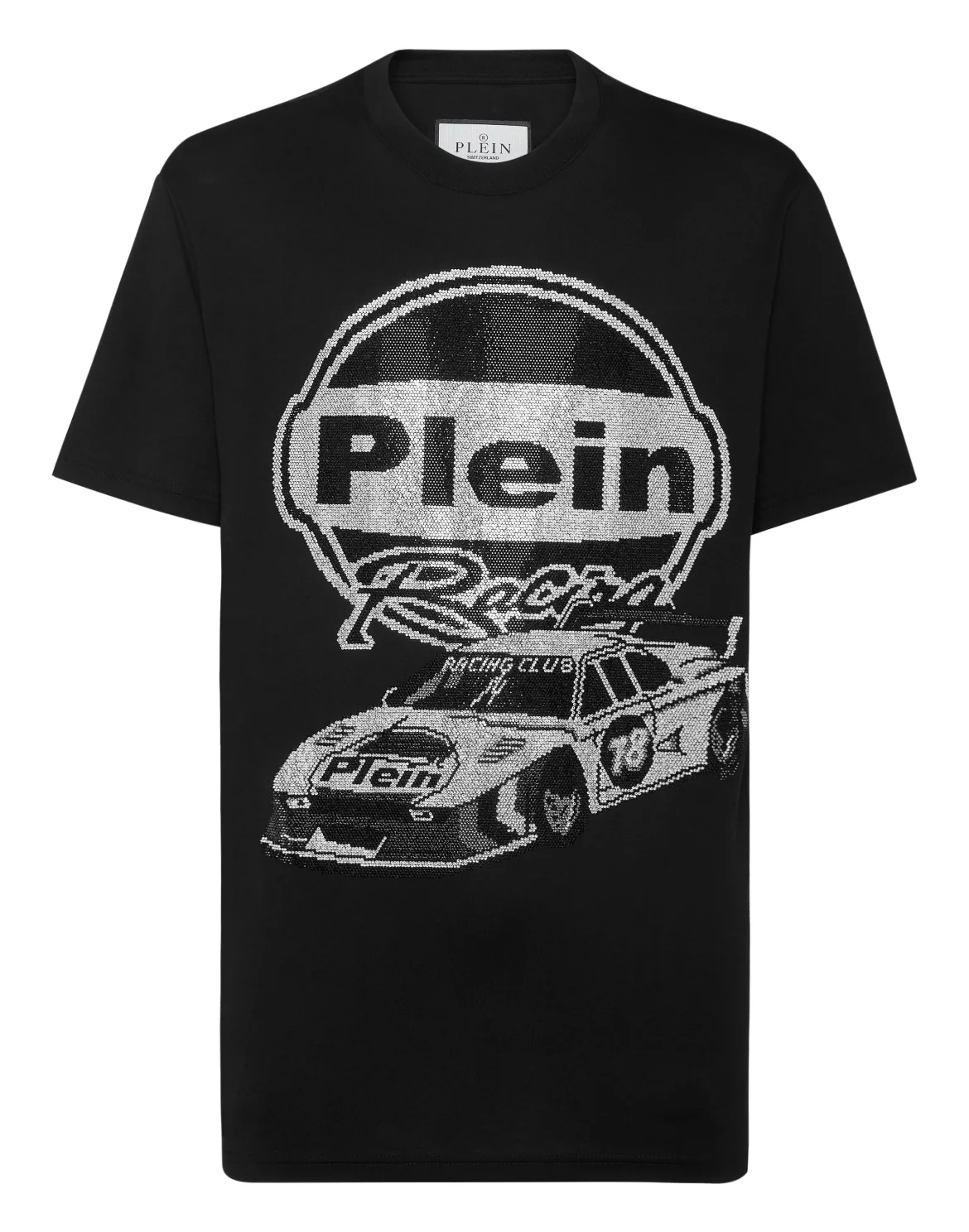 Jersey T-shirt Round Neck SS Strass Cars Racing, цвет: Черный