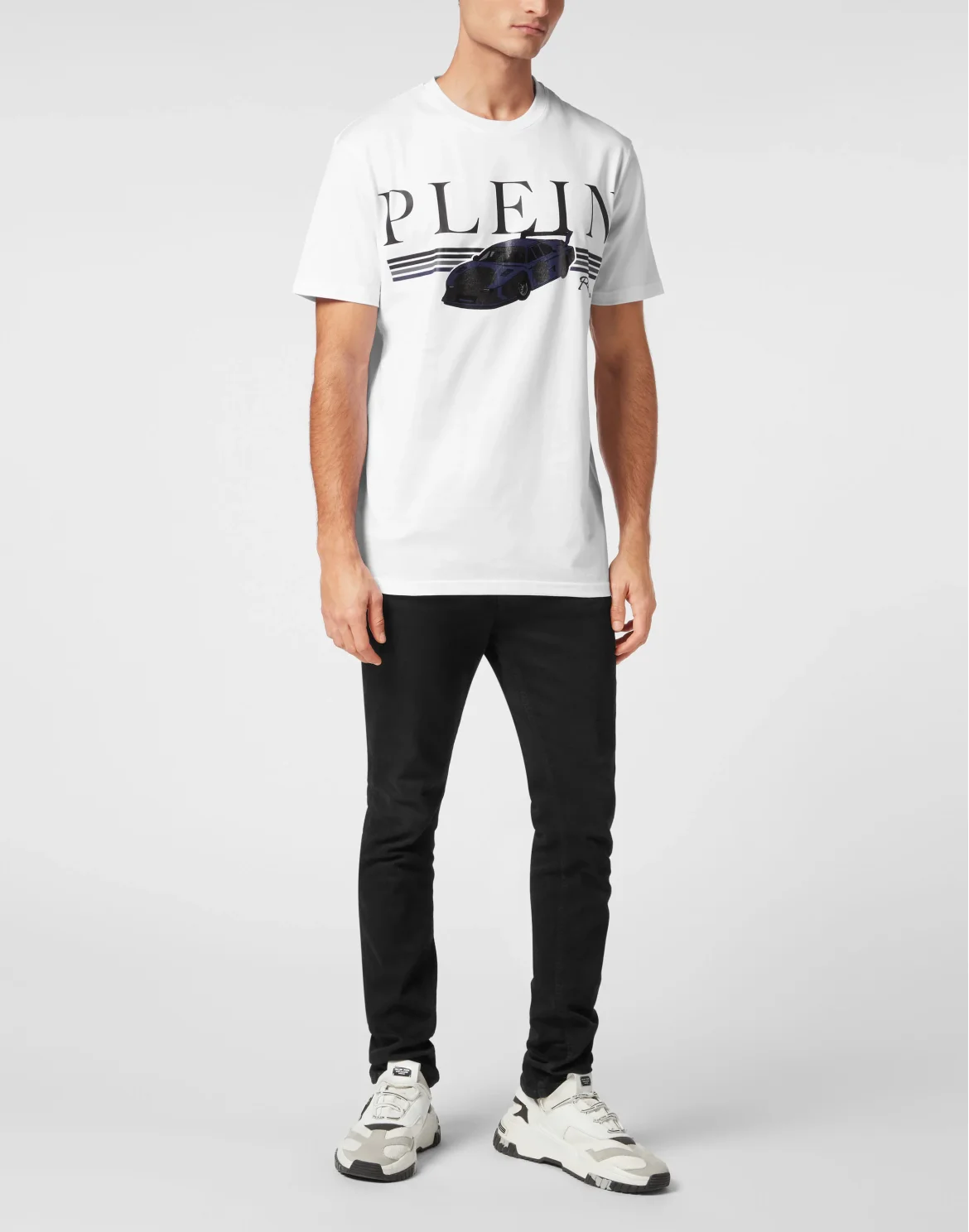 Jersey T-shirt Round Neck SS Cars Racing, цвет: Белый