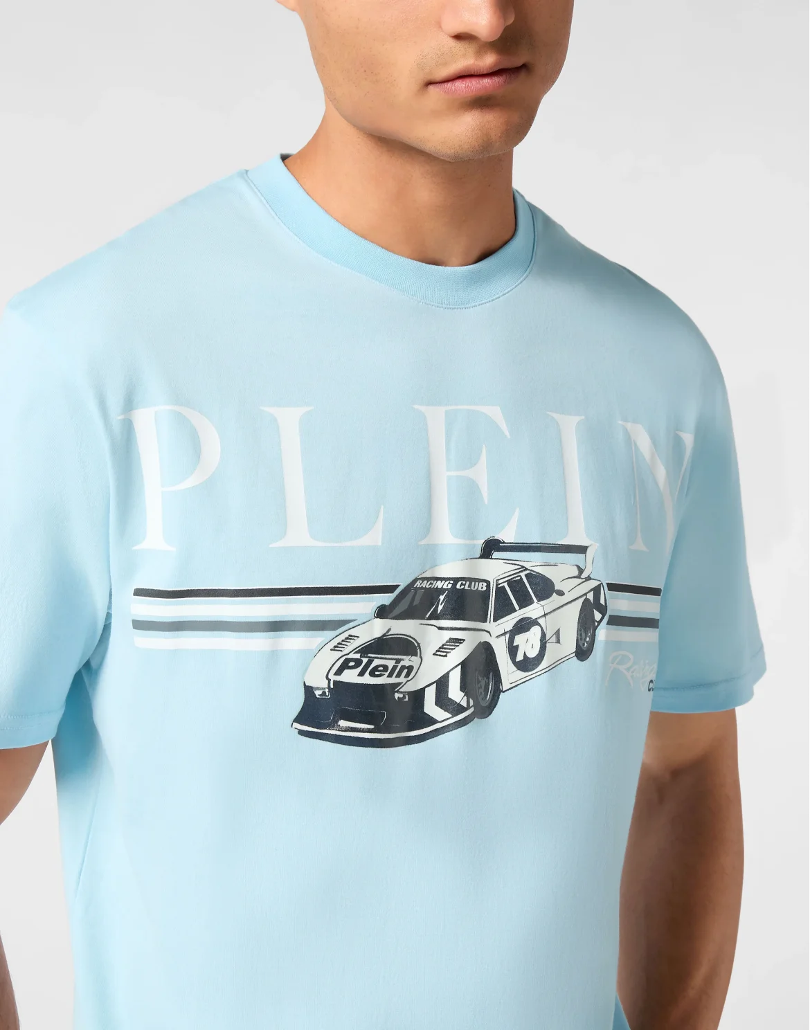 Jersey T-shirt Round Neck SS Cars Racing, цвет: Голубой