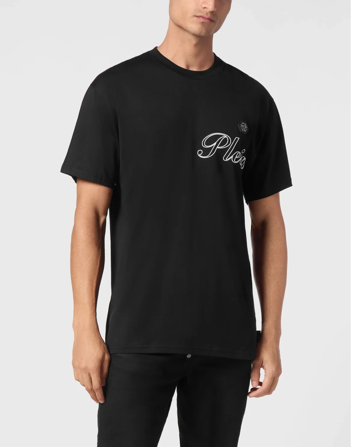 Jersey T-shirt Round Neck SS, цвет: Черный