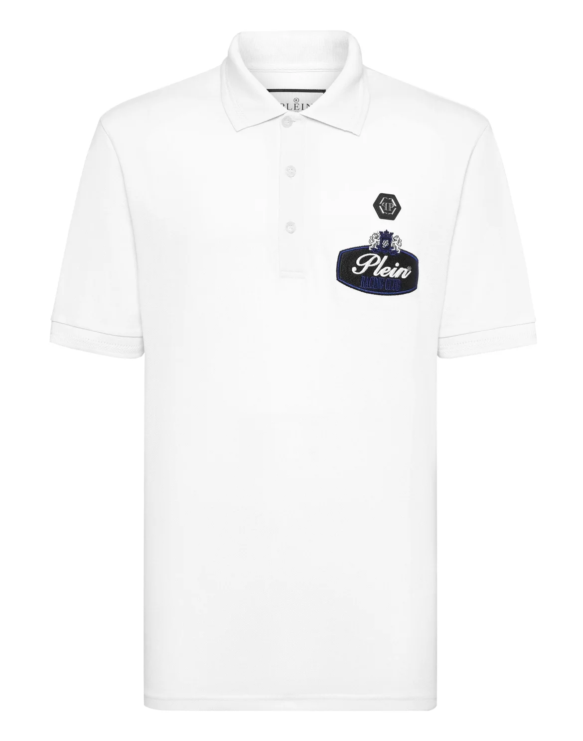 Pique Polo shirt SS Slim Fit Racing Club, цвет: Белый