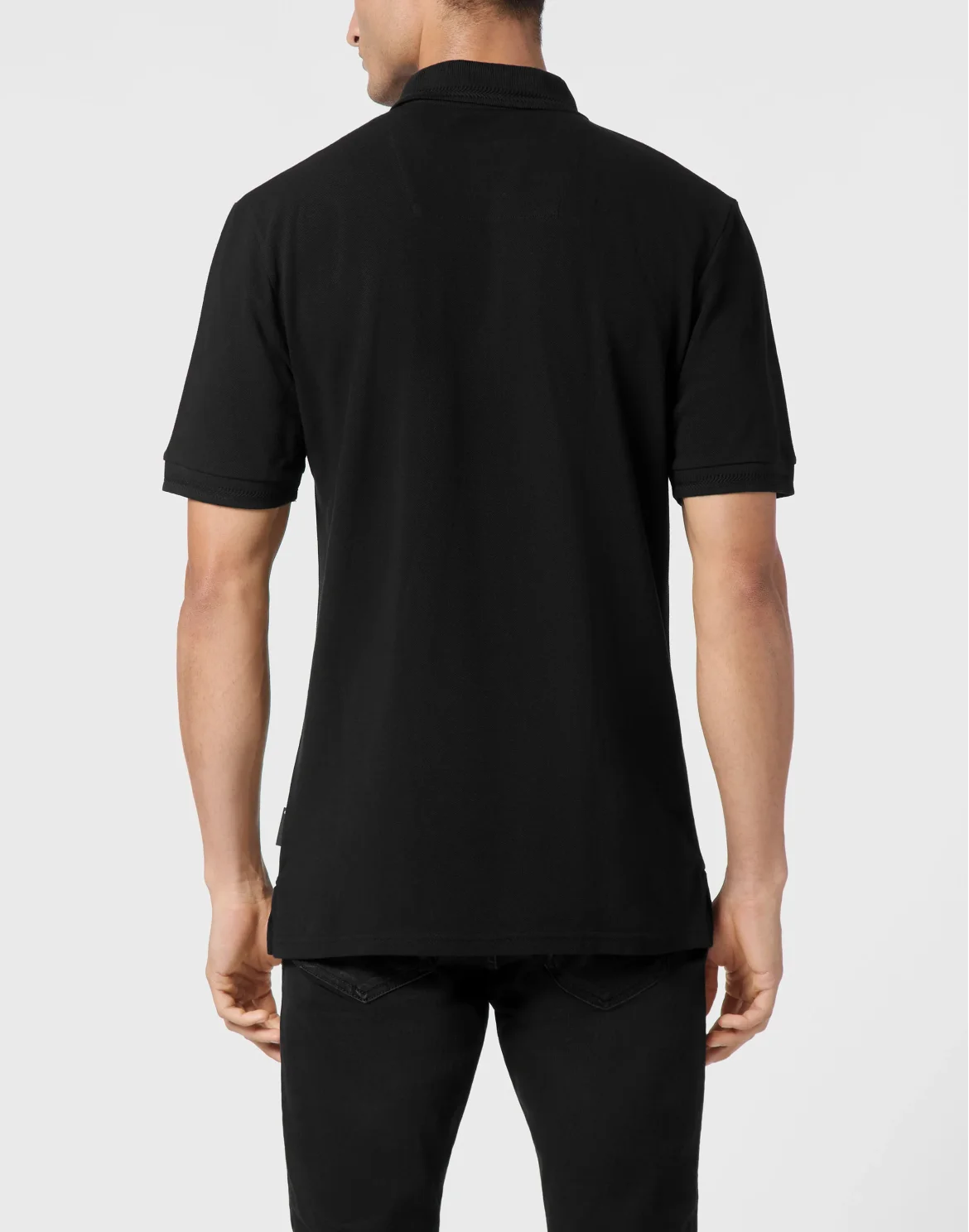 Pique Polo shirt SS Slim Fit Racing Club, цвет: Черный