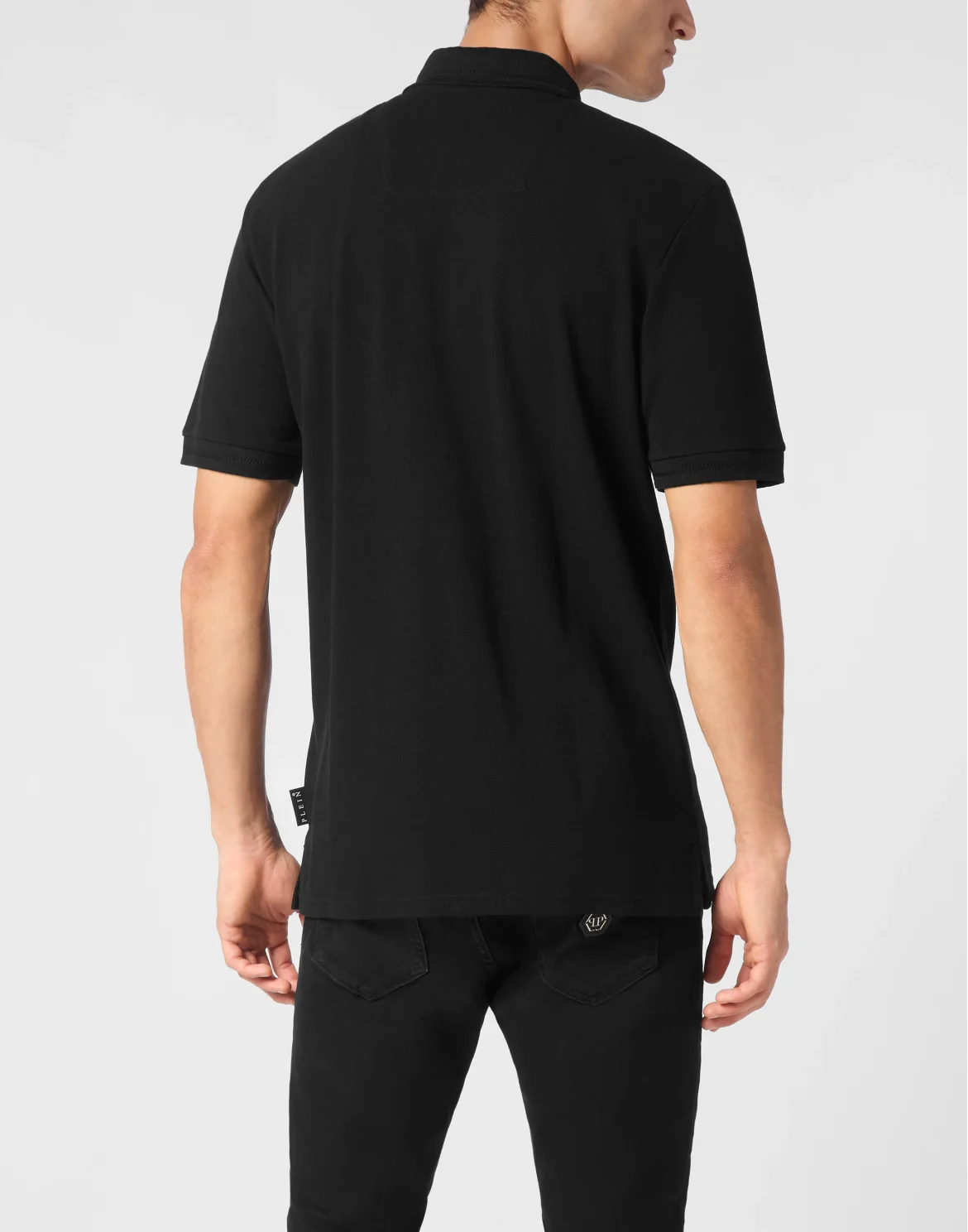 Pique Polo shirt SS Slim Fit Racing Club, цвет: Черный