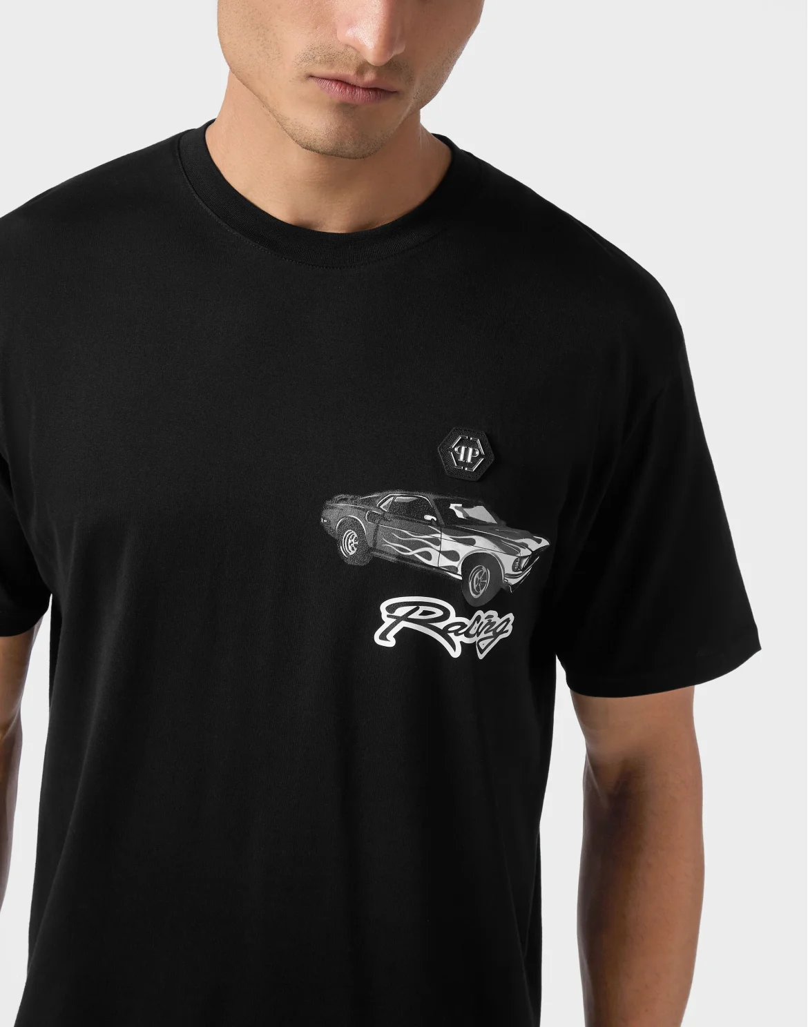 Jersey T-shirt Round Neck SS Cars Racing, цвет: Черный