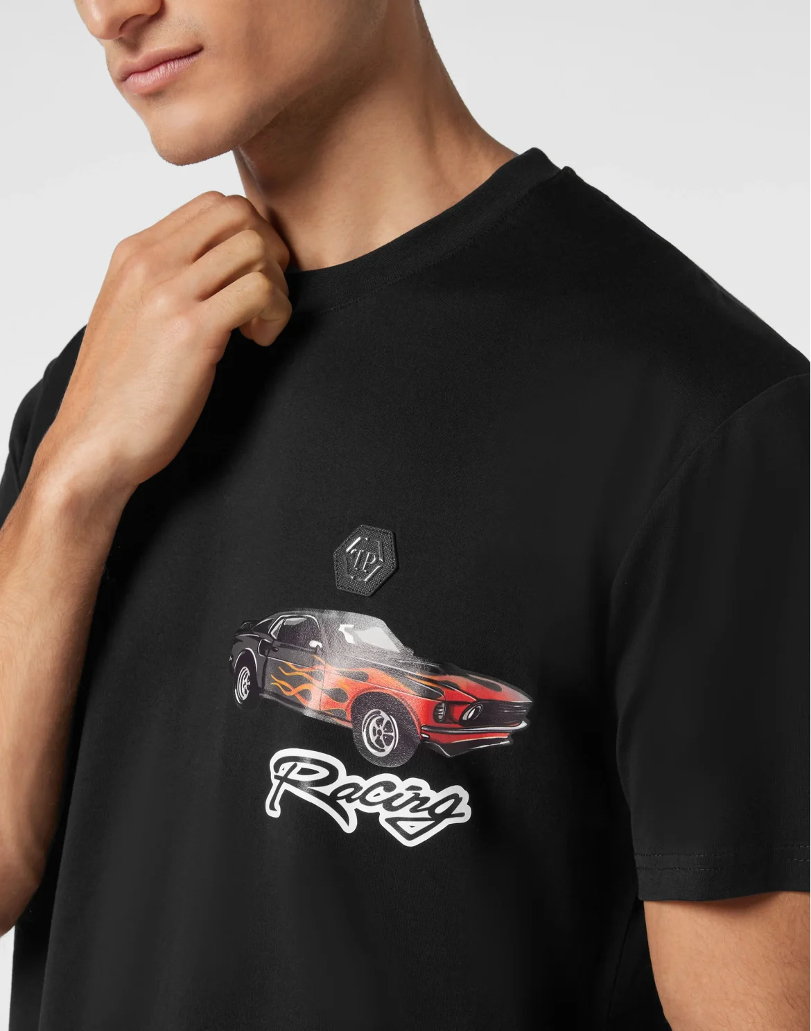 Jersey T-shirt Round Neck SS Cars Racing, цвет: Черный