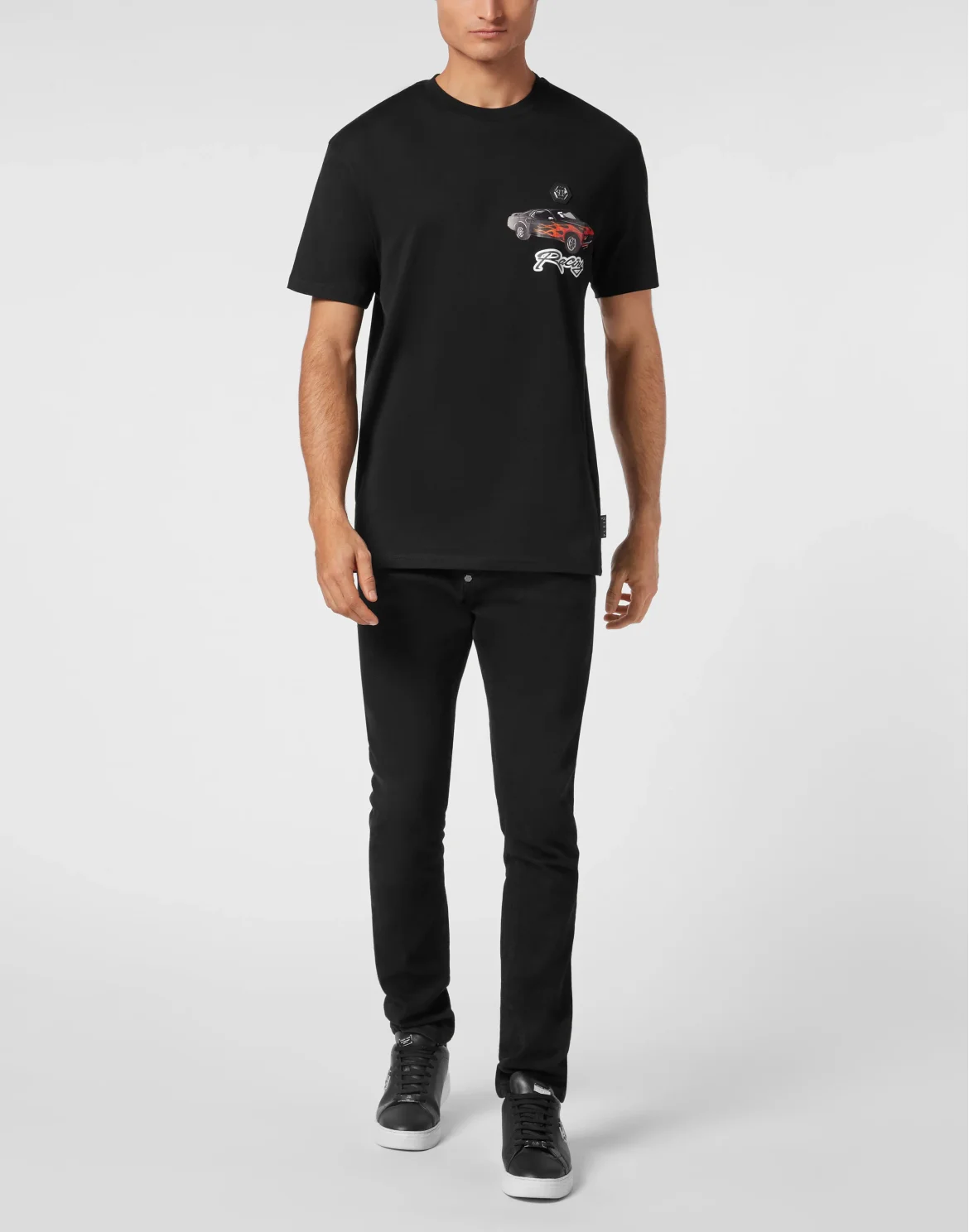 Jersey T-shirt Round Neck SS Cars Racing, цвет: Черный