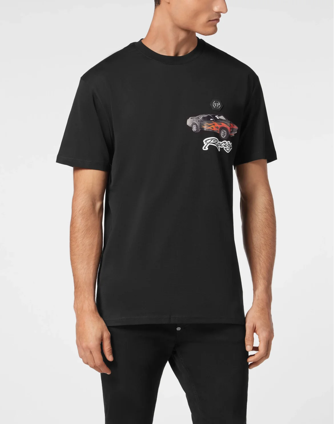 Jersey T-shirt Round Neck SS Cars Racing, цвет: Черный