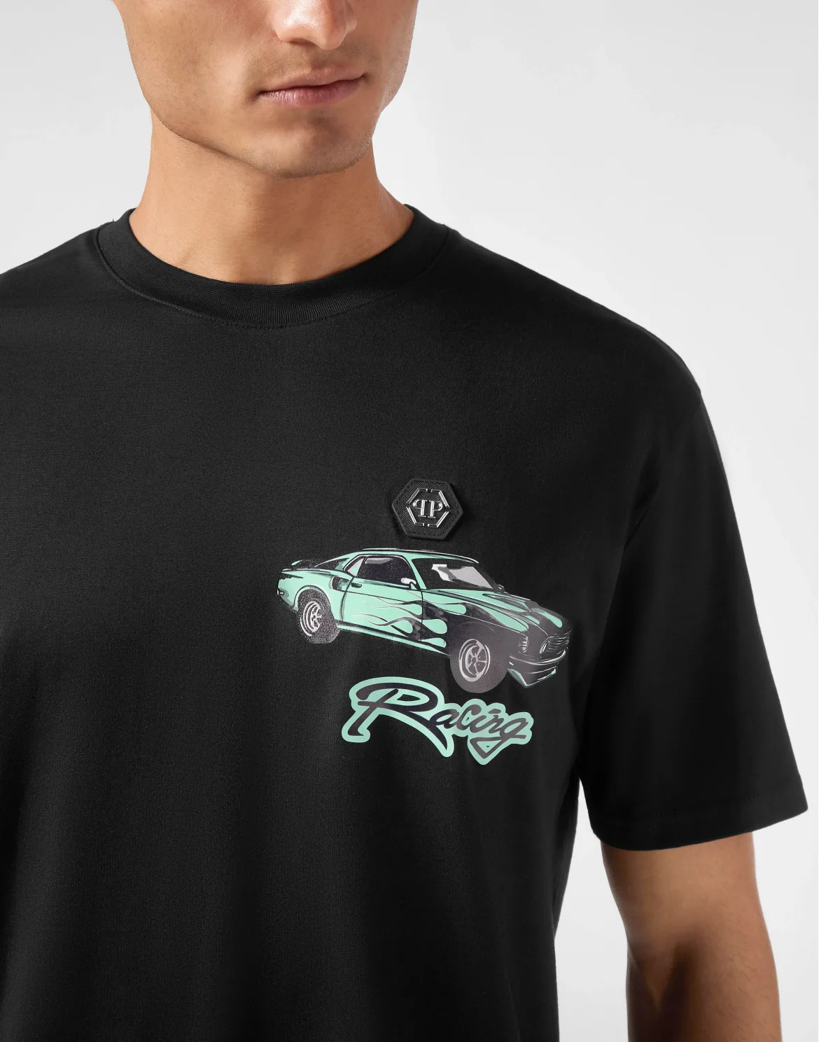 Jersey T-shirt Round Neck SS Cars Racing, цвет: Черный
