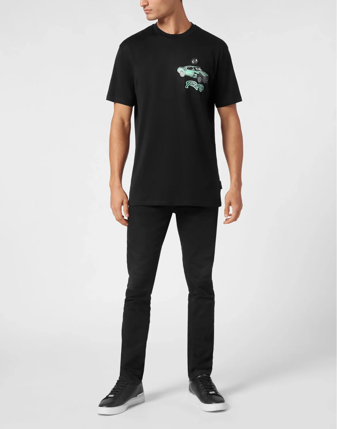 Jersey T-shirt Round Neck SS Cars Racing, цвет: Черный