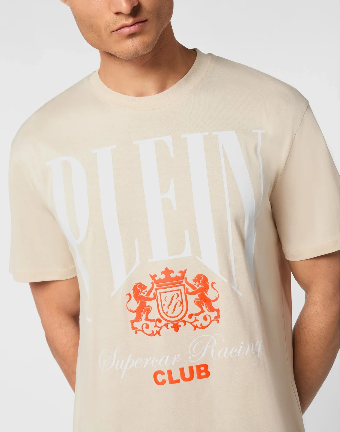 Jersey T-shirt Round Neck SS Cars Racing, цвет: Бежевый