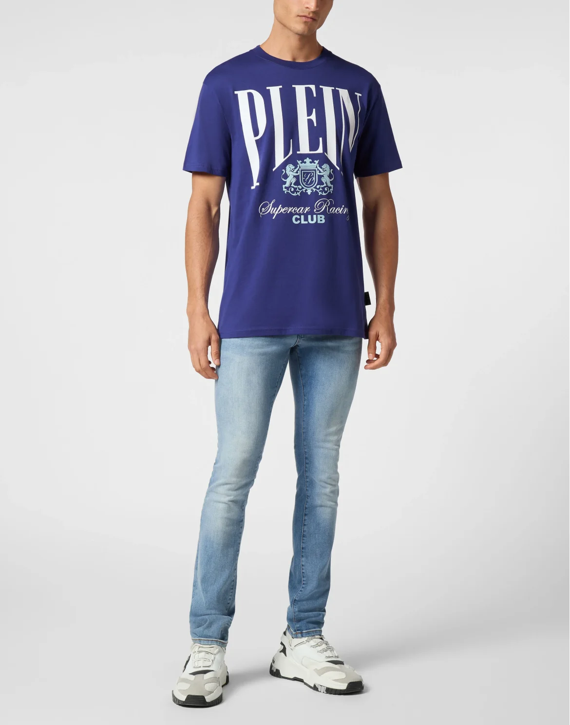 Jersey T-shirt Round Neck SS Cars Racing, цвет: Синий