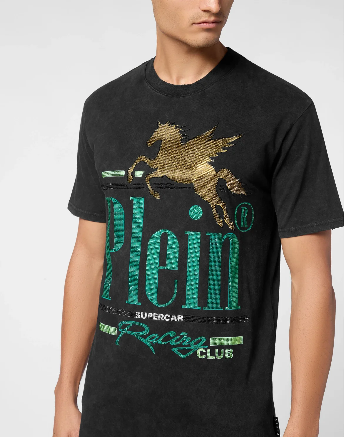Jersey T-shirt Round Neck SS Racing Club, цвет: Черный