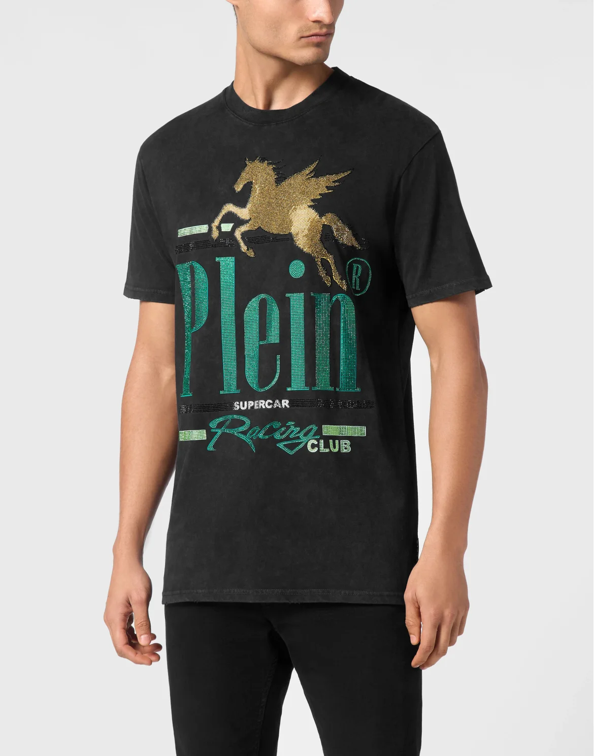 Jersey T-shirt Round Neck SS Racing Club, цвет: Черный