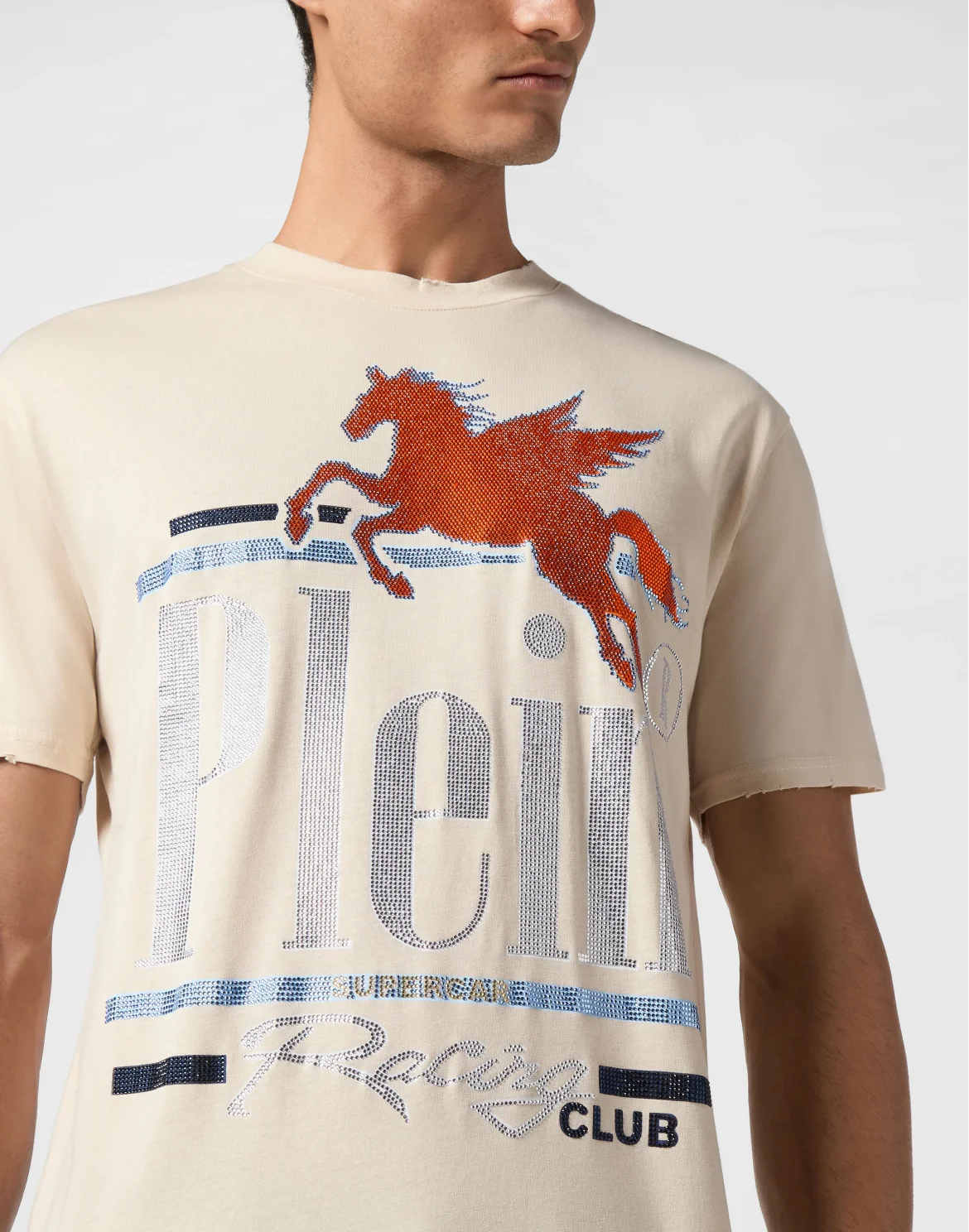 Jersey T-shirt Round Neck SS Racing Club, цвет: Бежевый