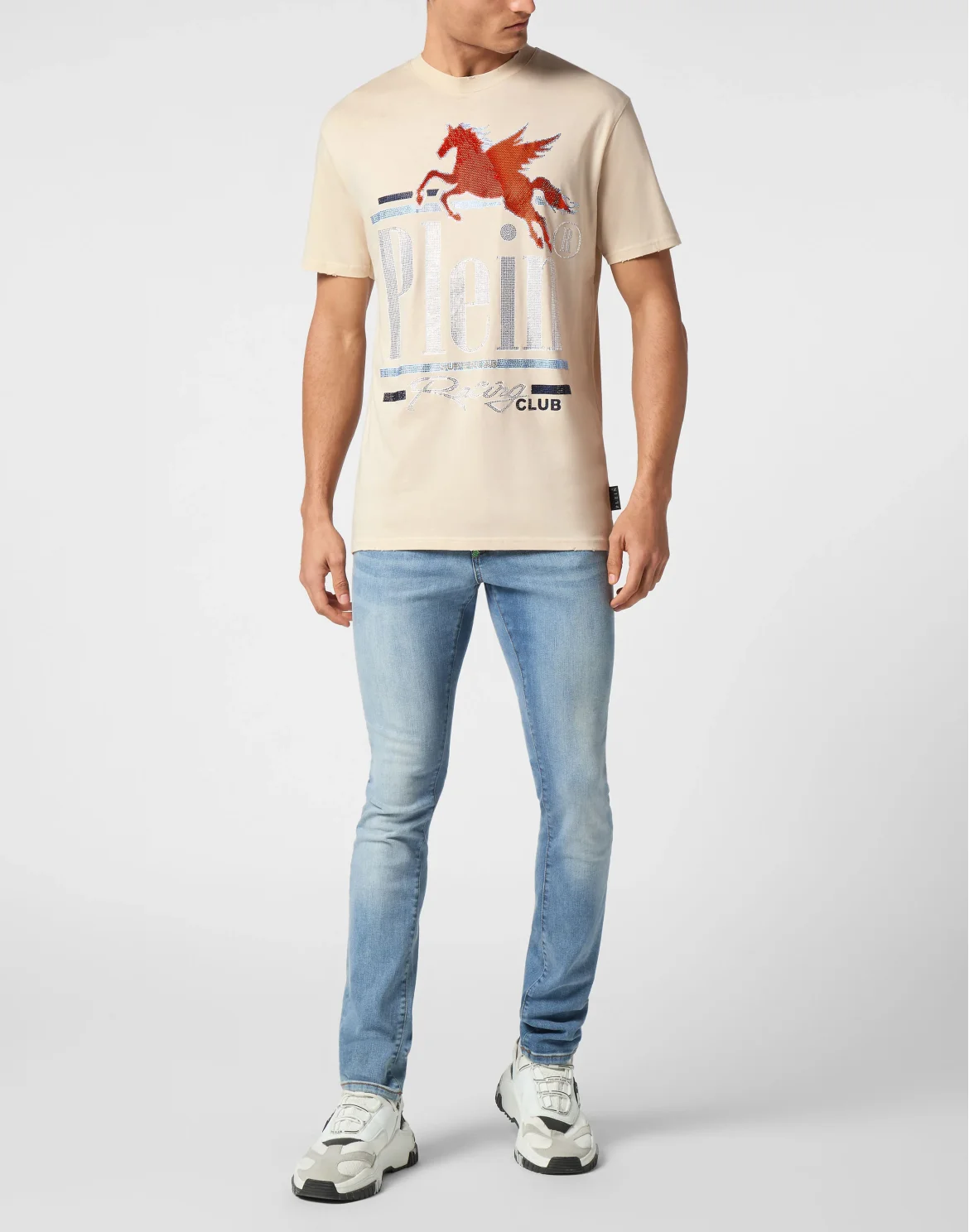 Jersey T-shirt Round Neck SS Racing Club, цвет: Бежевый