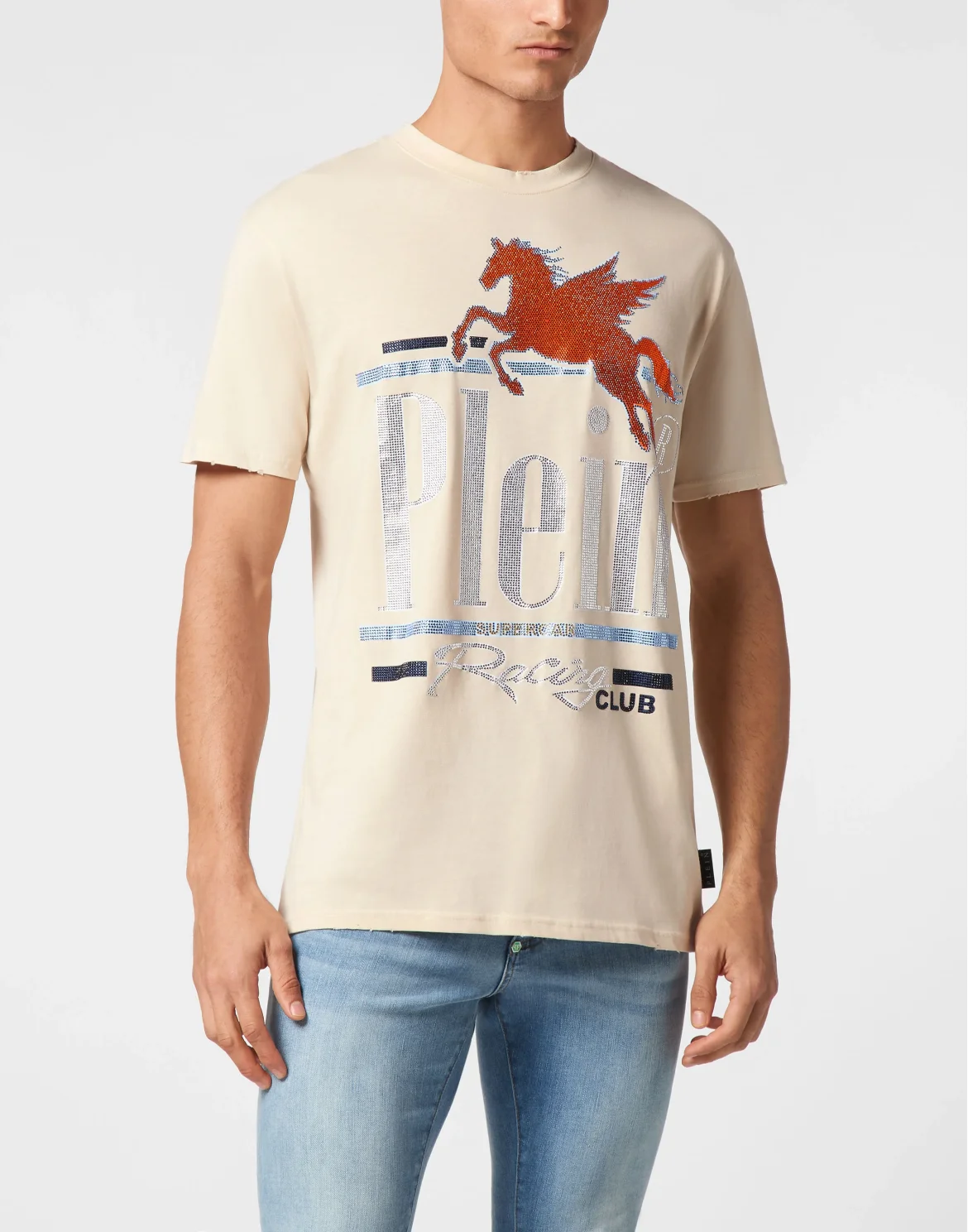 Jersey T-shirt Round Neck SS Racing Club, цвет: Бежевый