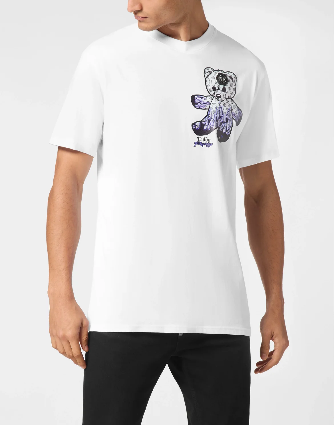 Jersey T-shirt Round Neck SS Teddy Bear, цвет: Белый