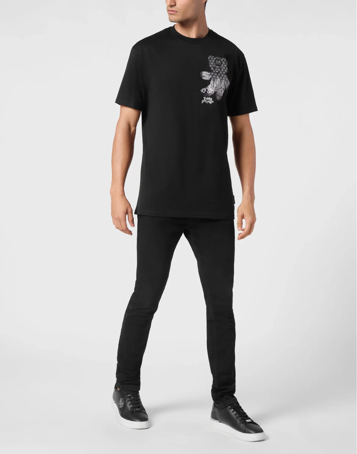 Jersey T-shirt Round Neck SS Teddy Bear, цвет: Черный