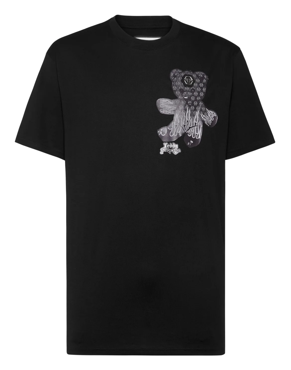 Jersey T-shirt Round Neck SS Teddy Bear, цвет: Черный