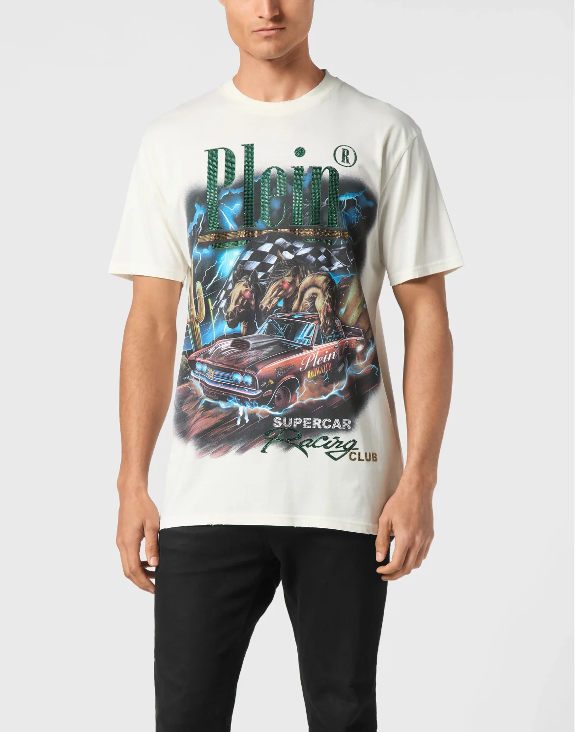 Jersey T-shirt Round Neck SS Racing Club, цвет: Бежевый