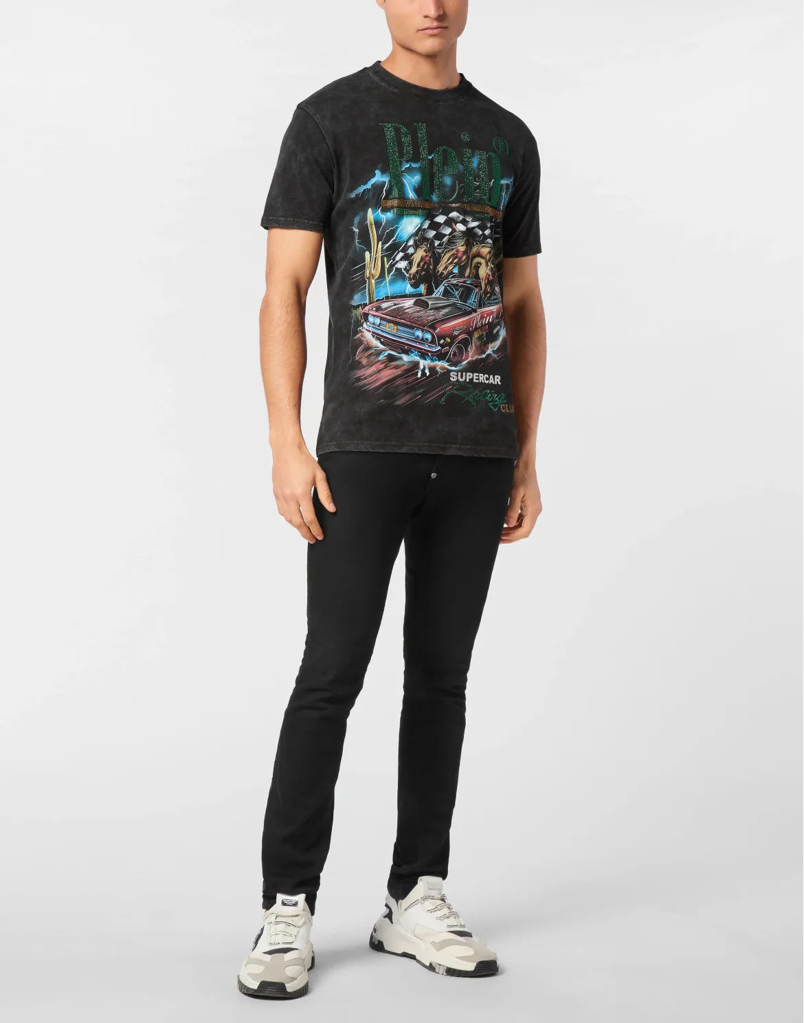 Jersey T-shirt Round Neck SS Racing Club, цвет: Черный