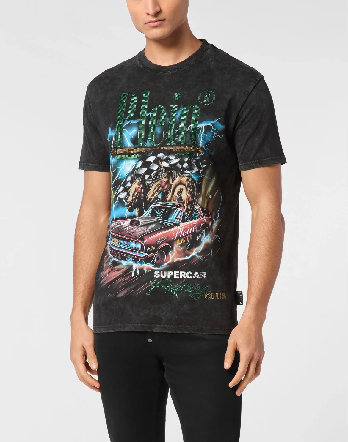 Jersey T-shirt Round Neck SS Racing Club, цвет: Черный