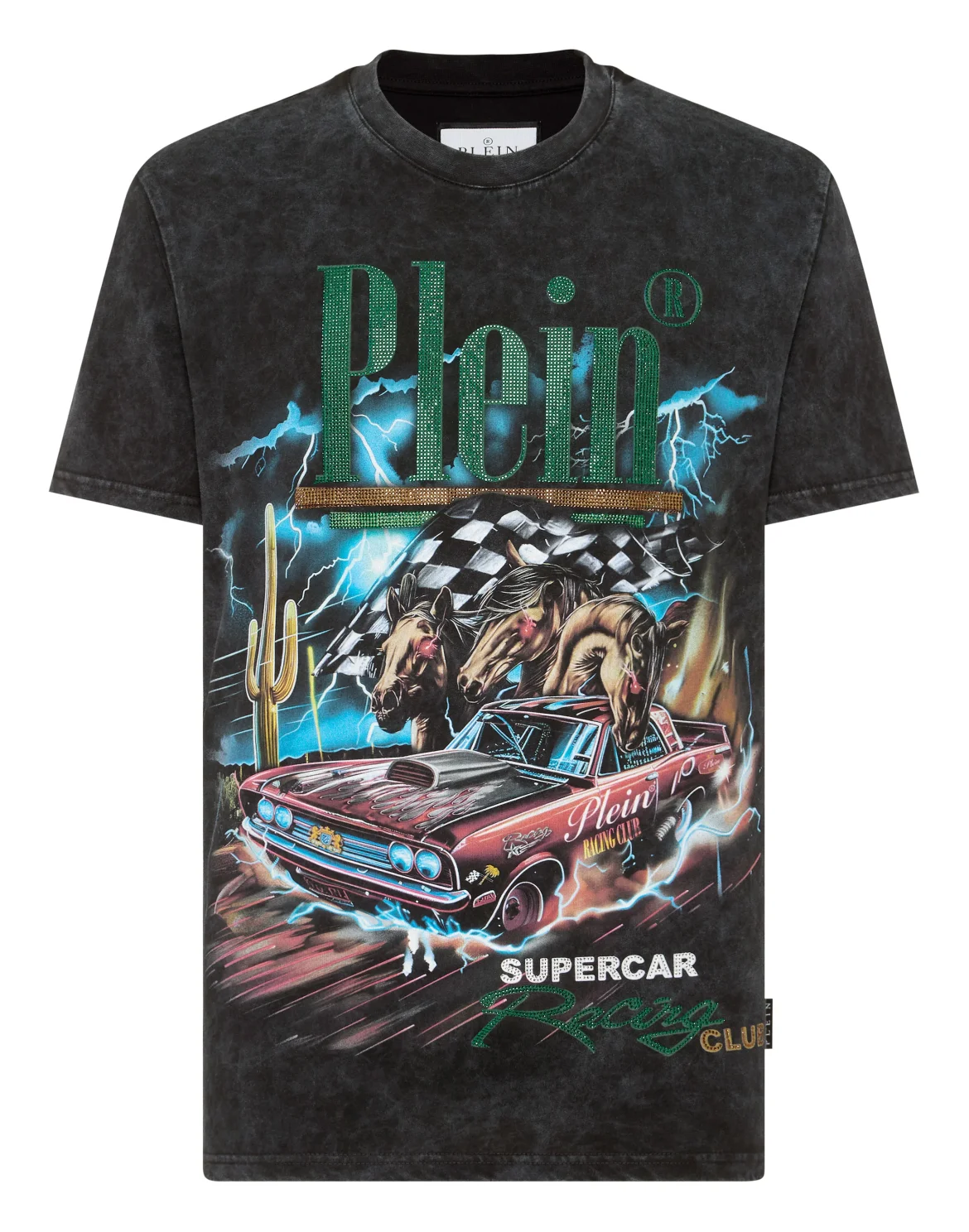 Jersey T-shirt Round Neck SS Racing Club, цвет: Черный