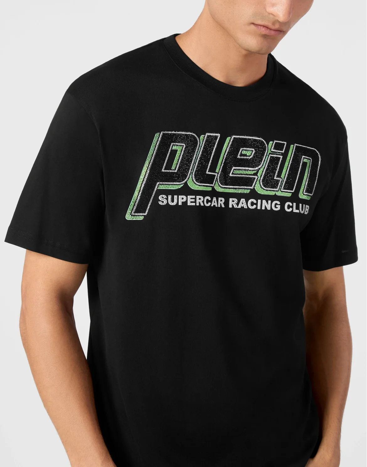 Jersey T-shirt Round Neck SS Strass Racing Club, цвет: Черный