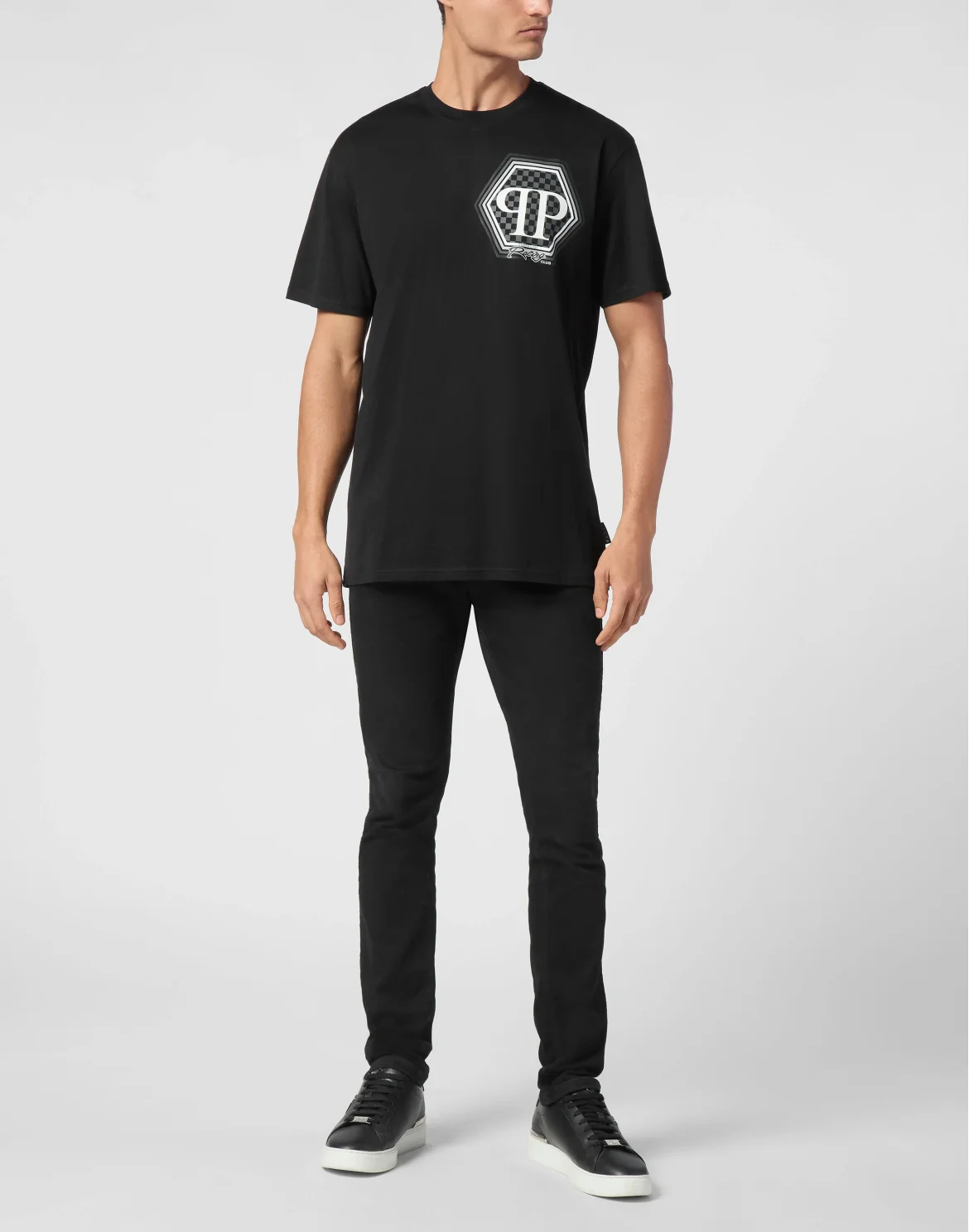 Jersey T-shirt Round Neck SS Hexagon, цвет: Черный