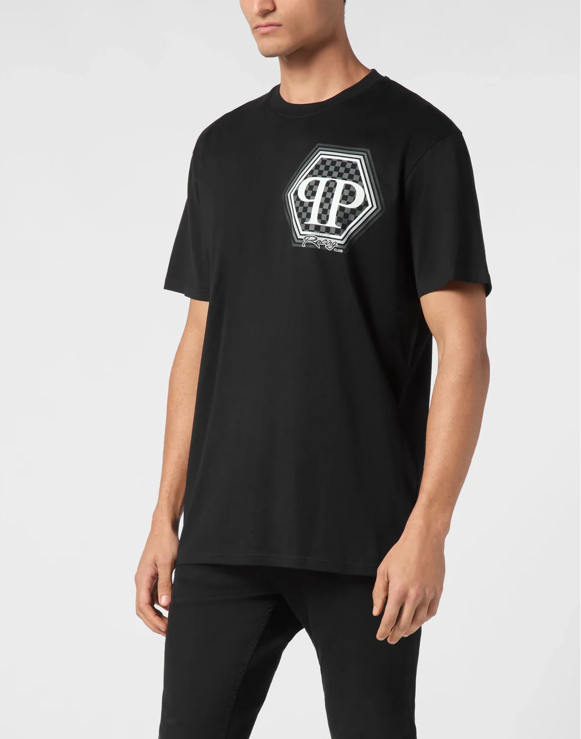 Jersey T-shirt Round Neck SS Hexagon, цвет: Черный