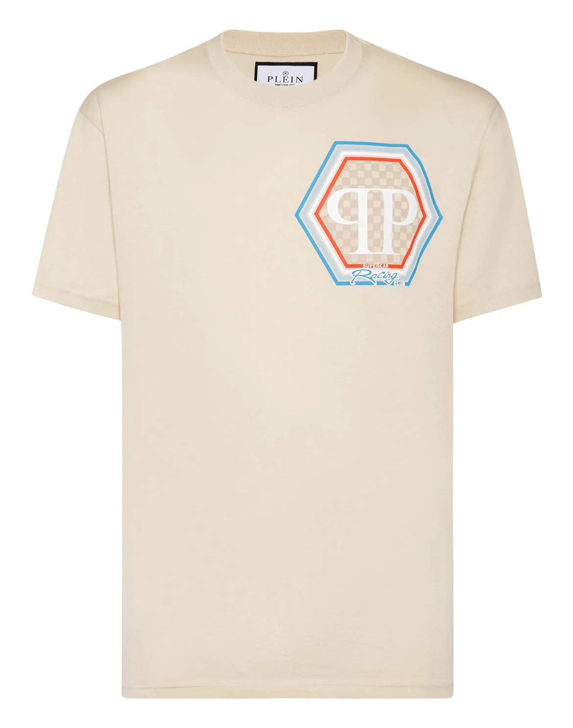 Jersey T-shirt Round Neck SS Hexagon, цвет: Бежевый