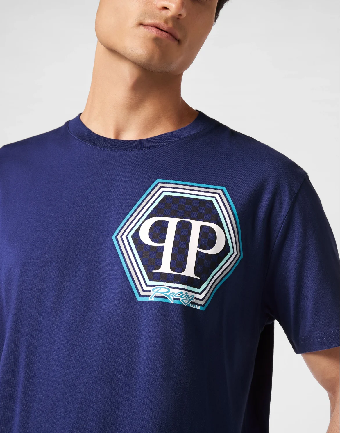 Jersey T-shirt Round Neck SS Hexagon, цвет: Синий