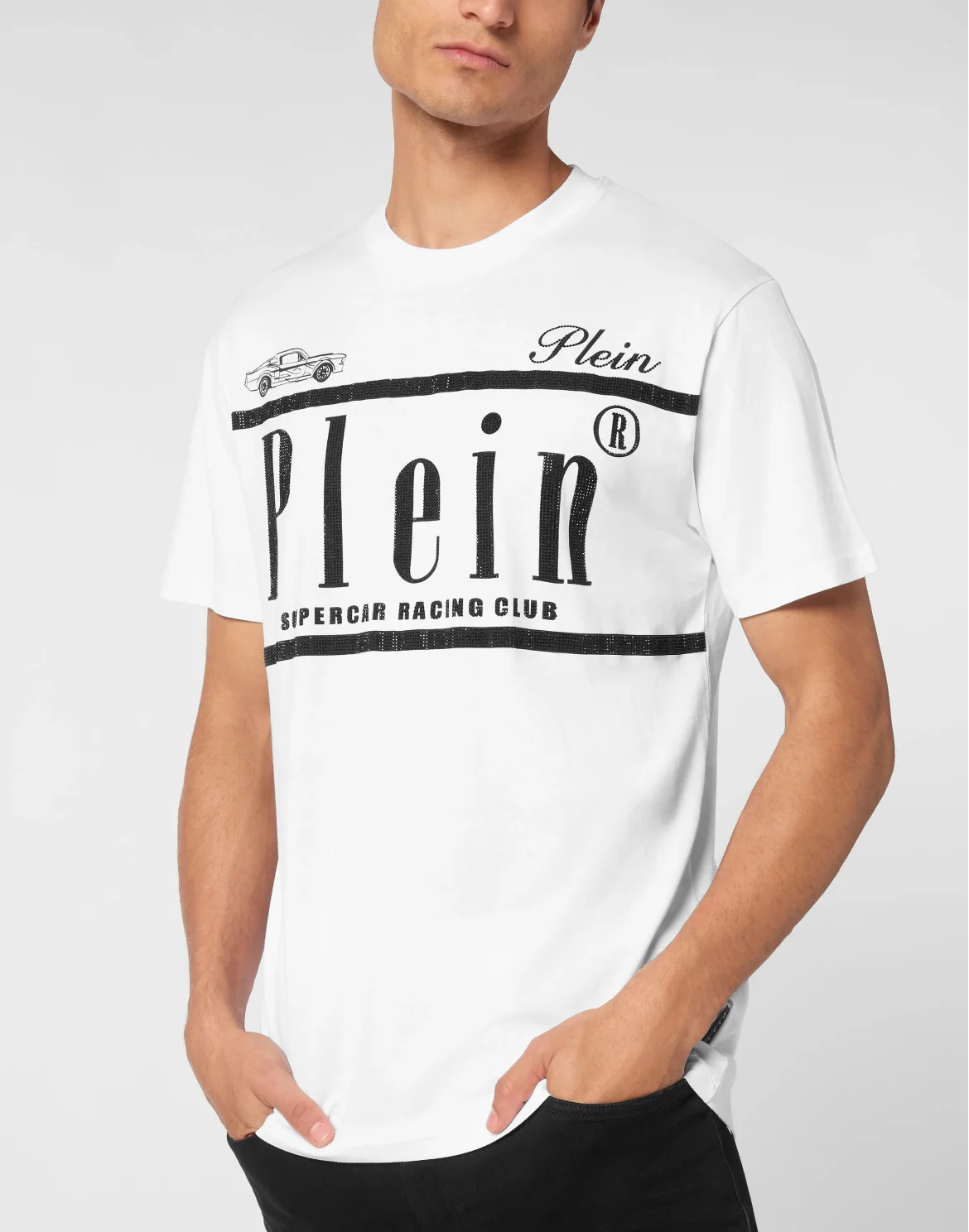 Jersey T-shirt Round Neck SS Strass Racing Club, цвет: Белый