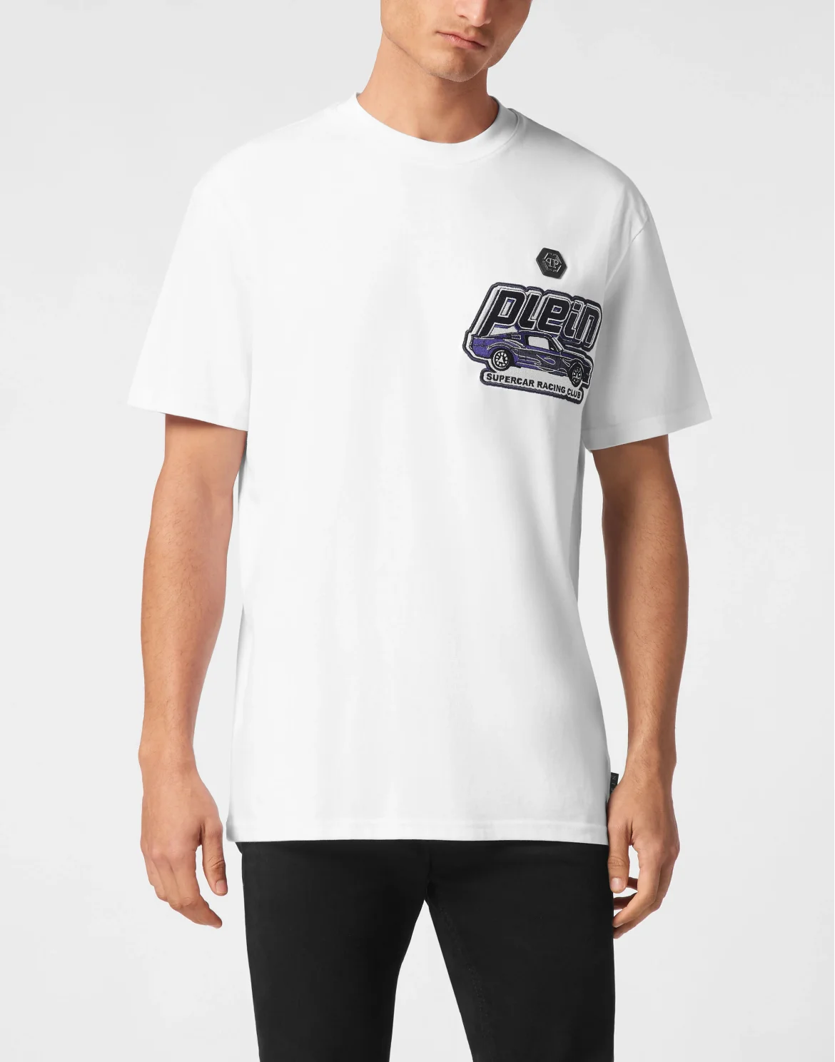 Jersey  T-shirt Round Neck SS Cars Racing, цвет: Белый